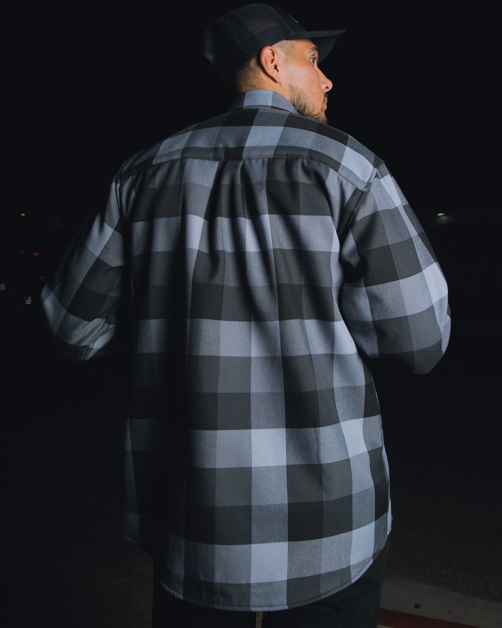 La Muerte Sherpa Lined Flannel Jacket - Image 3