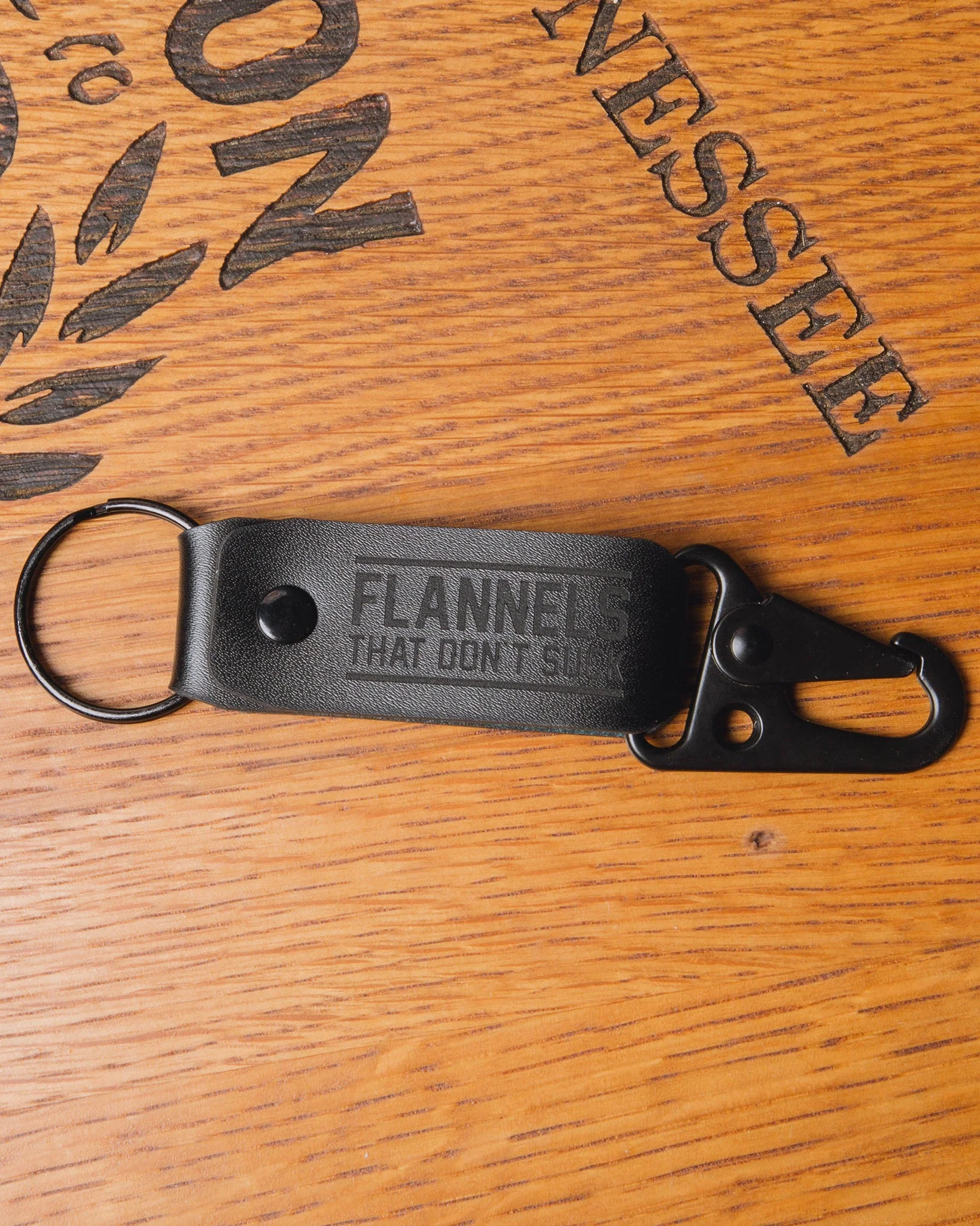 Leather Keychain Clip - Image 3