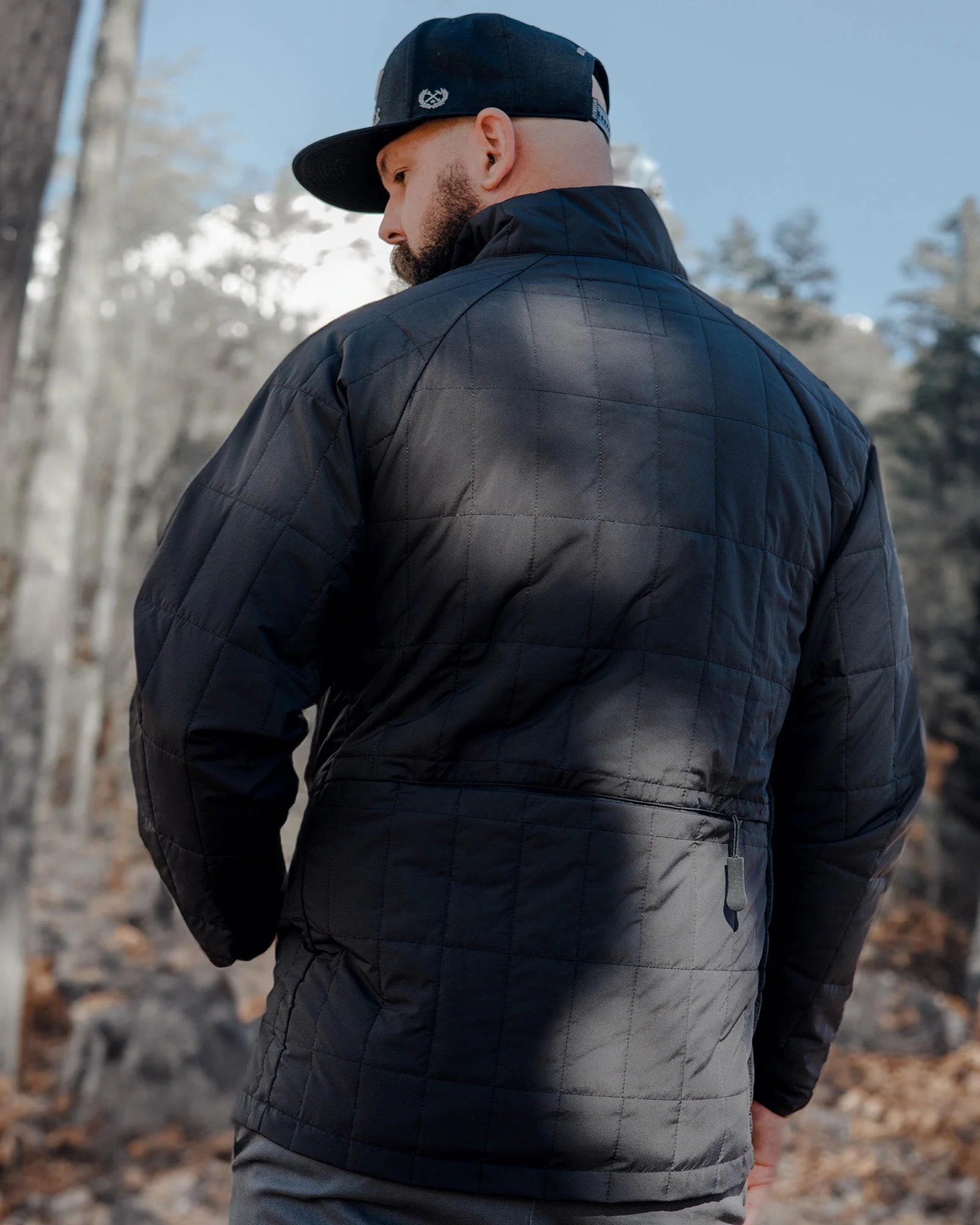 Nomad Puffer Jacket - Black - Image 4