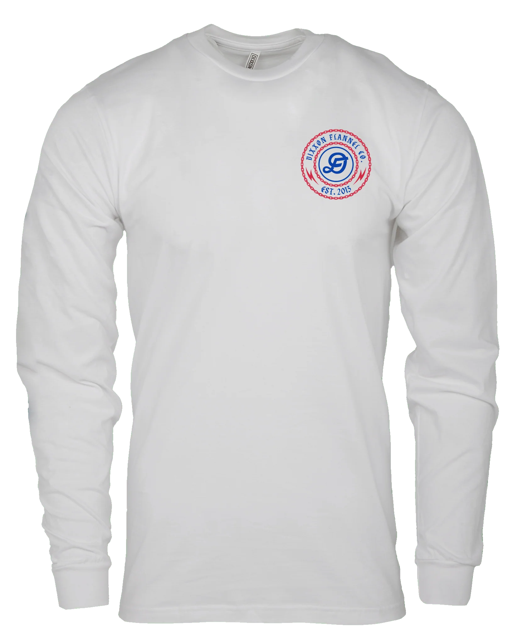 Linked UV Long Sleeve T-Shirt - White - Image 4