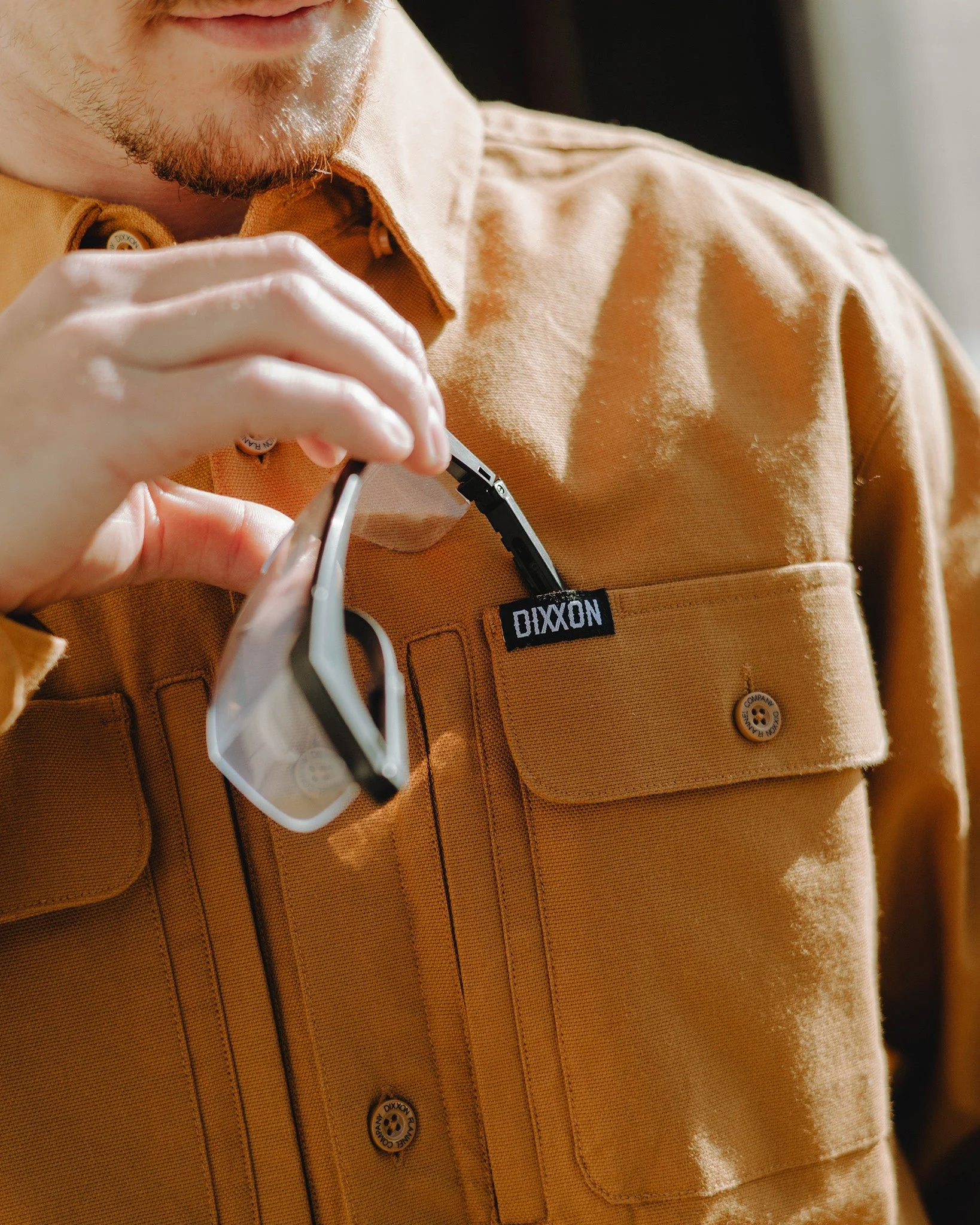 Work Shirt Long Sleeve - Camel - Image 4