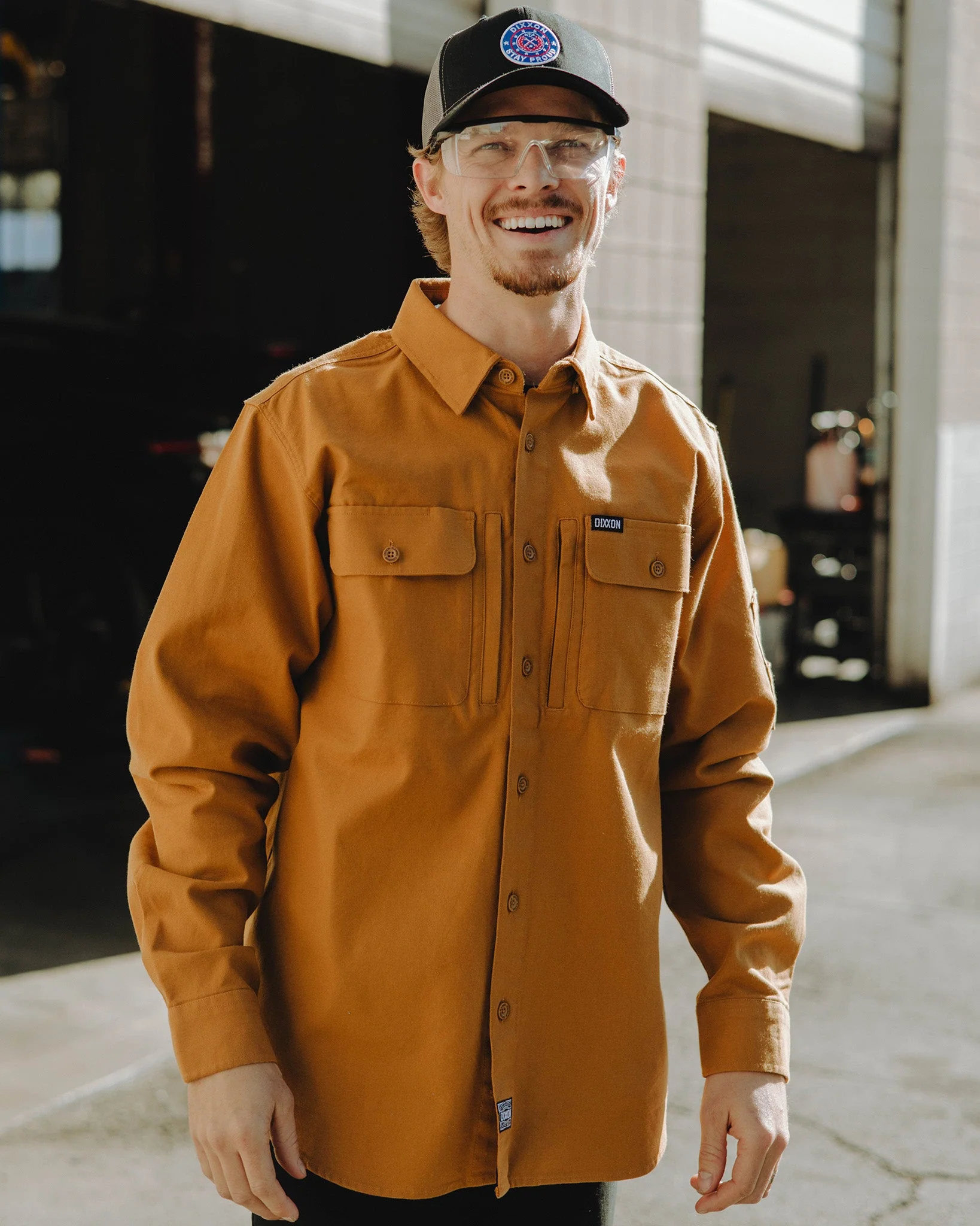 Work Shirt Long Sleeve - Camel - Image 8
