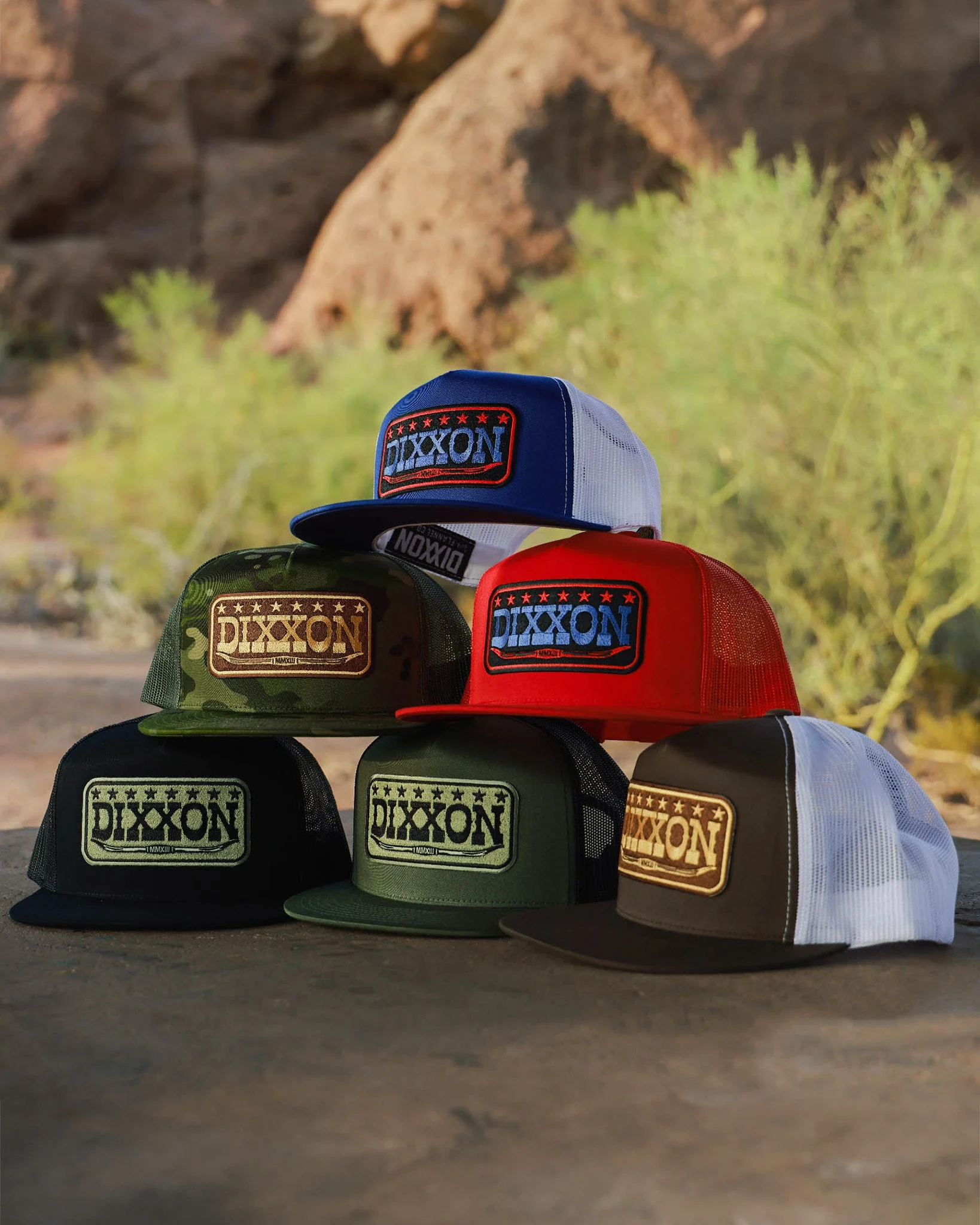 Longhorn Flat Bill Trucker Snapback - O.D. Green & Black - Image 3