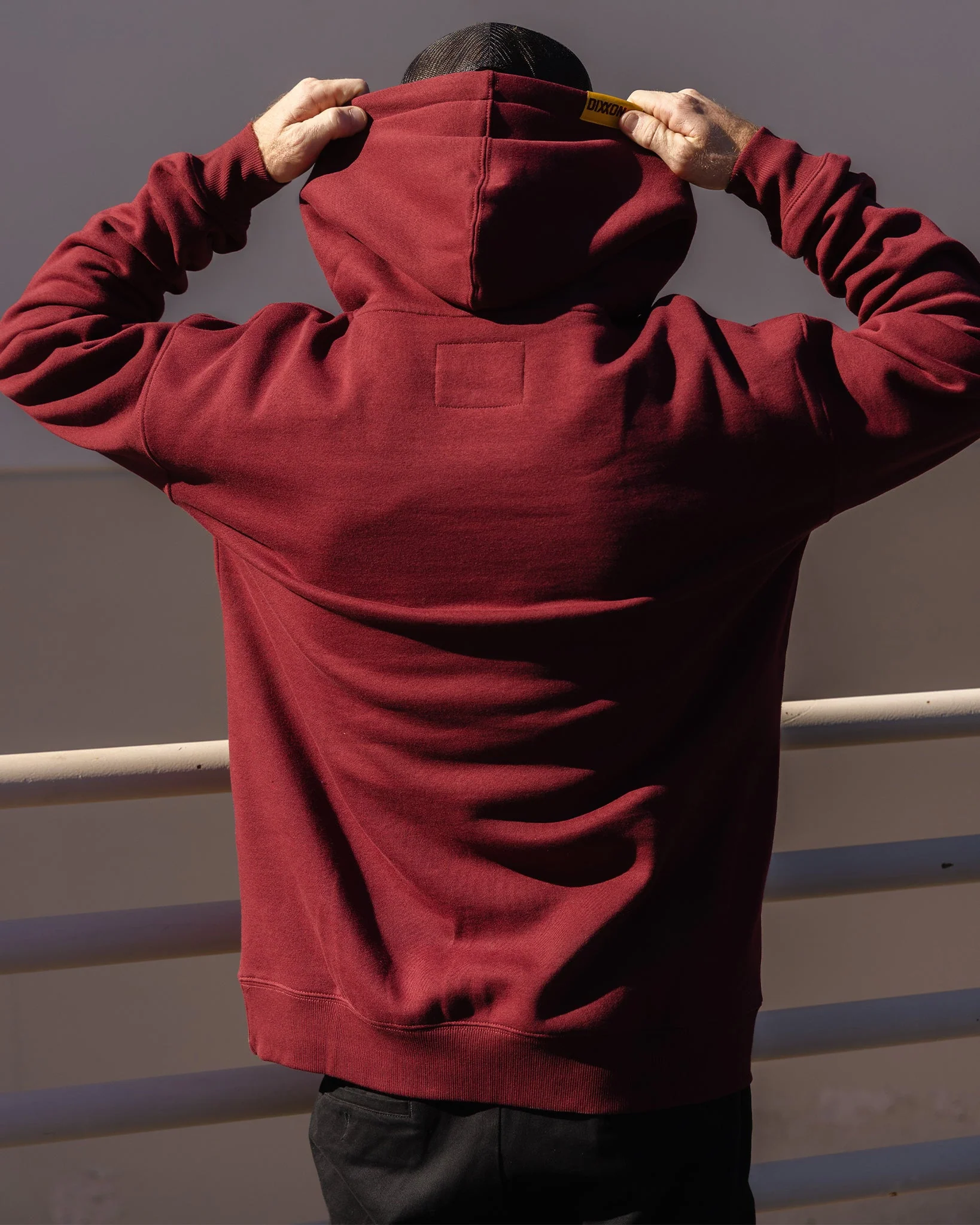 Longhorn Pullover Hoodie - Maroon - Image 4