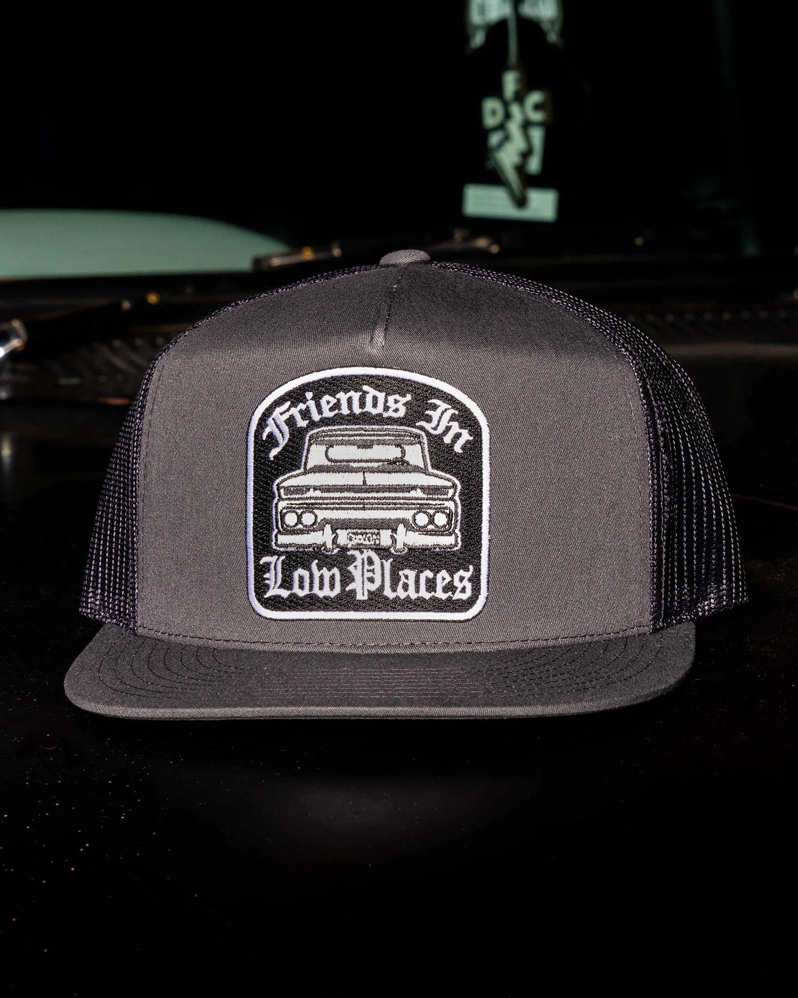 Low Places Flat Bill Trucker Snapback - Image 2