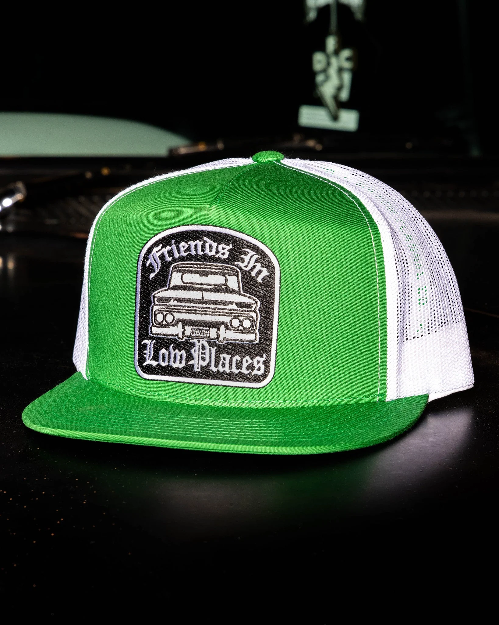 Low Places Flat Bill Trucker Snapback - Image 3
