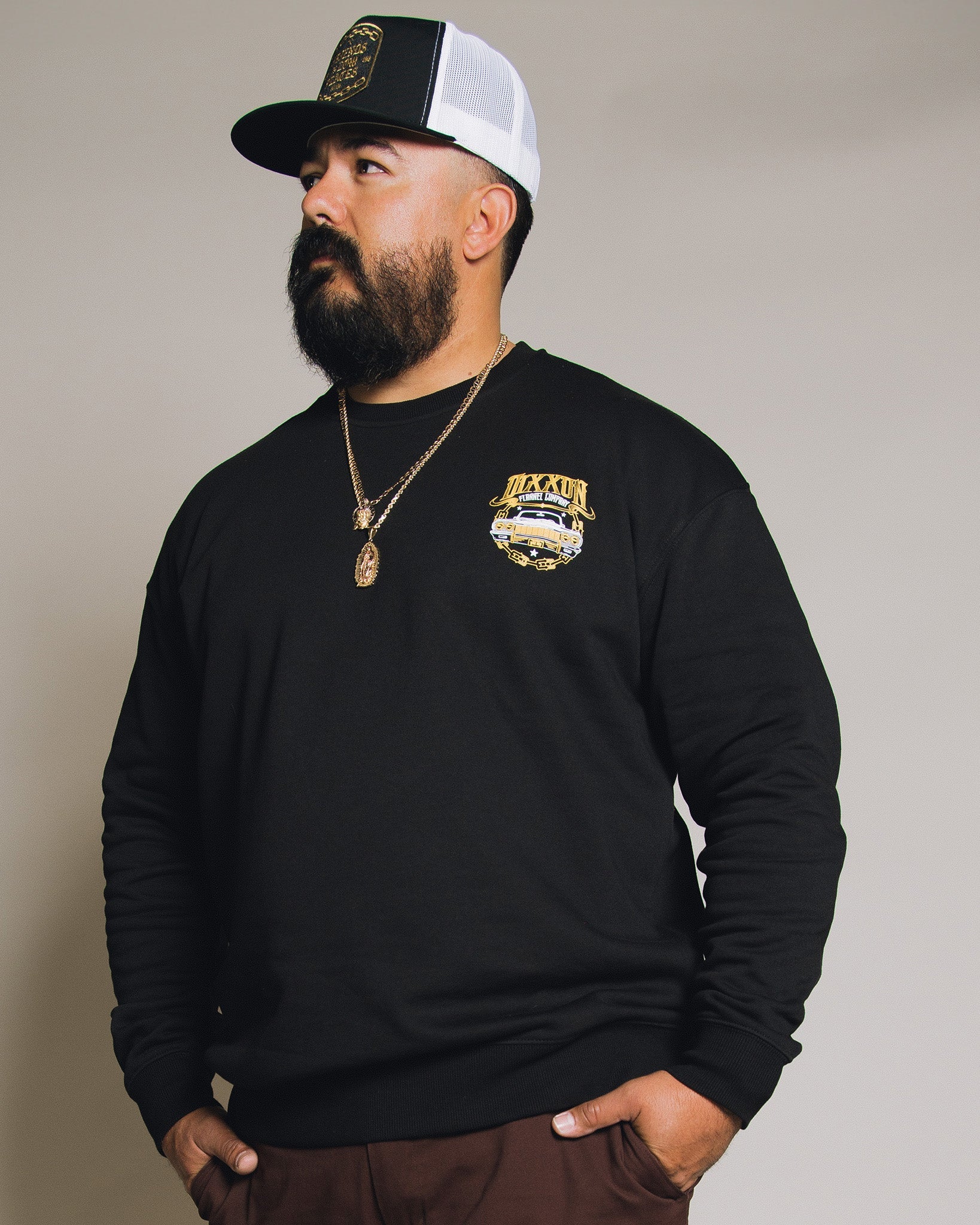 Lowrider Crewneck Sweatshirt - Black - Image 2