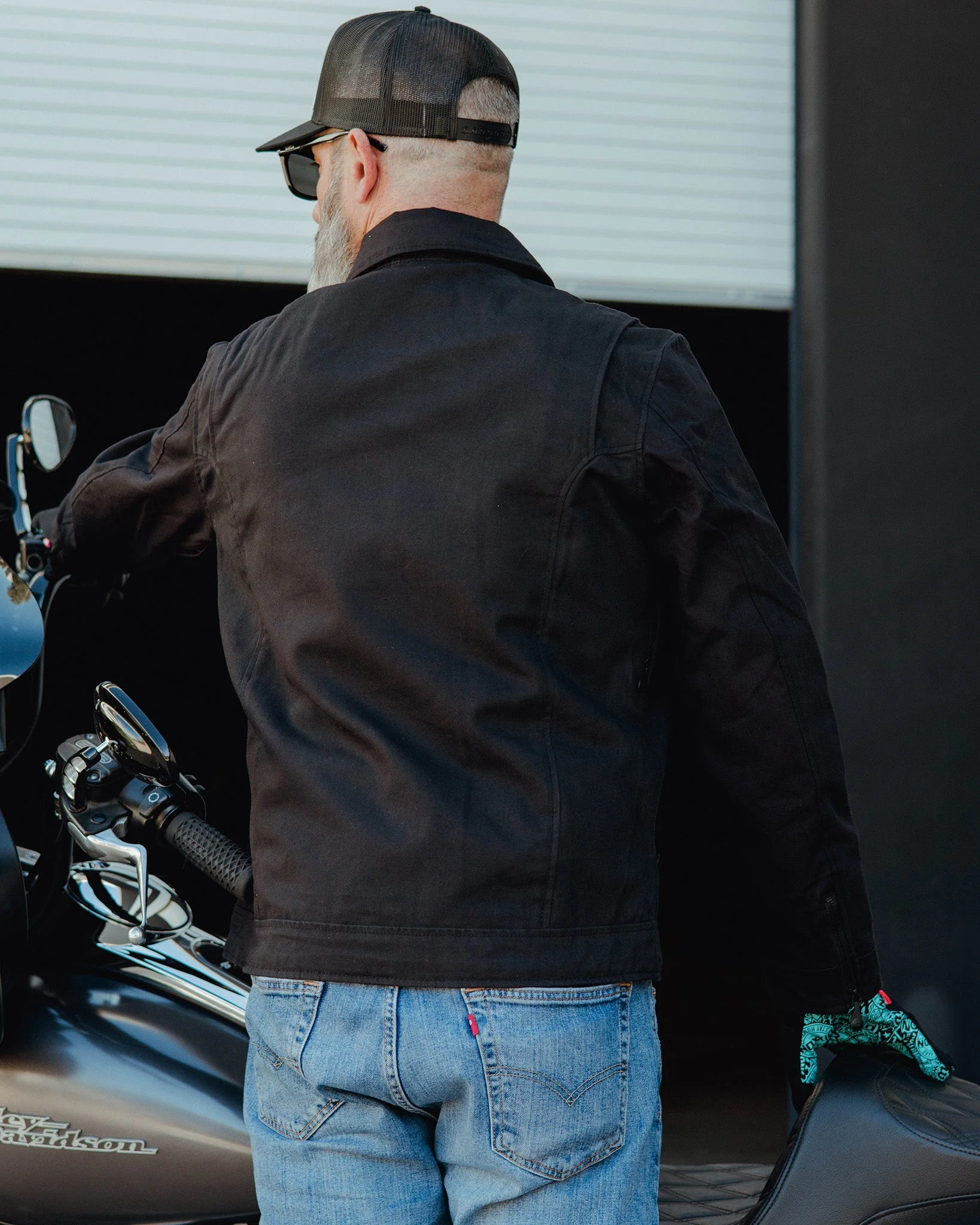 Marv Canvas Jacket - Black - Image 2
