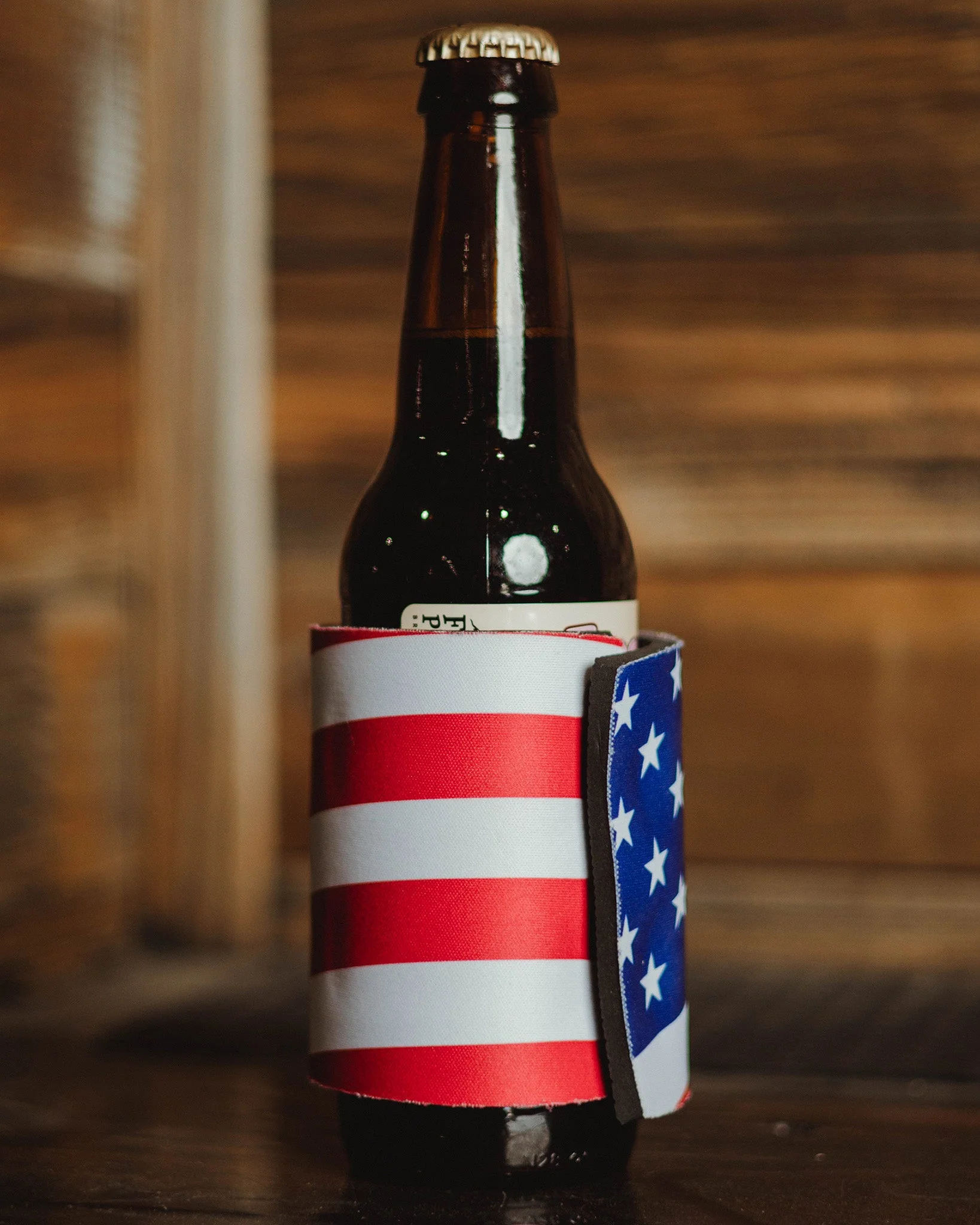 Monogram Snap Koozie Can Cooler - Red, White, & Blue - Image 2