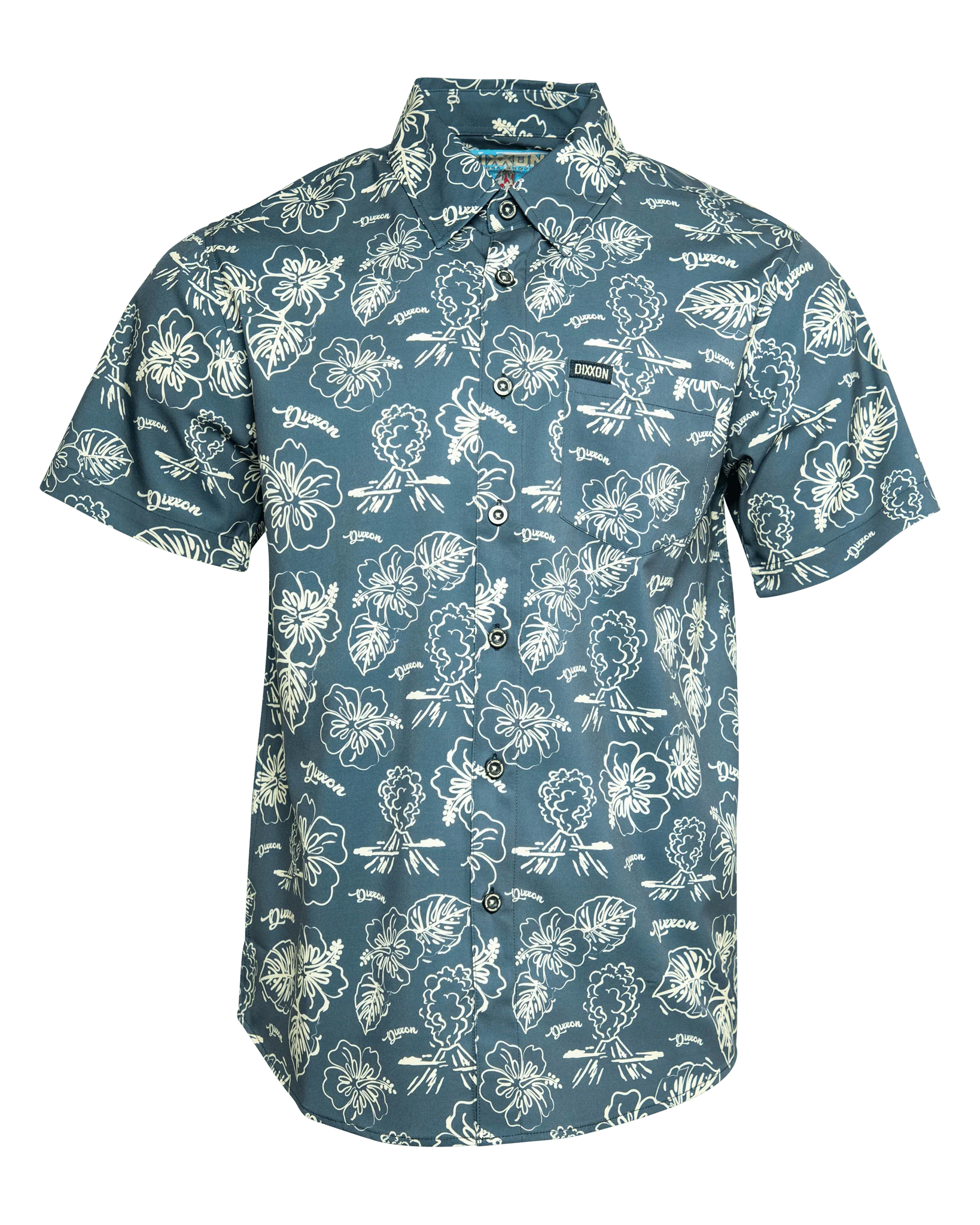 Mount Wannahockaloogie Party Shirt - Green & Yellow - Image 2