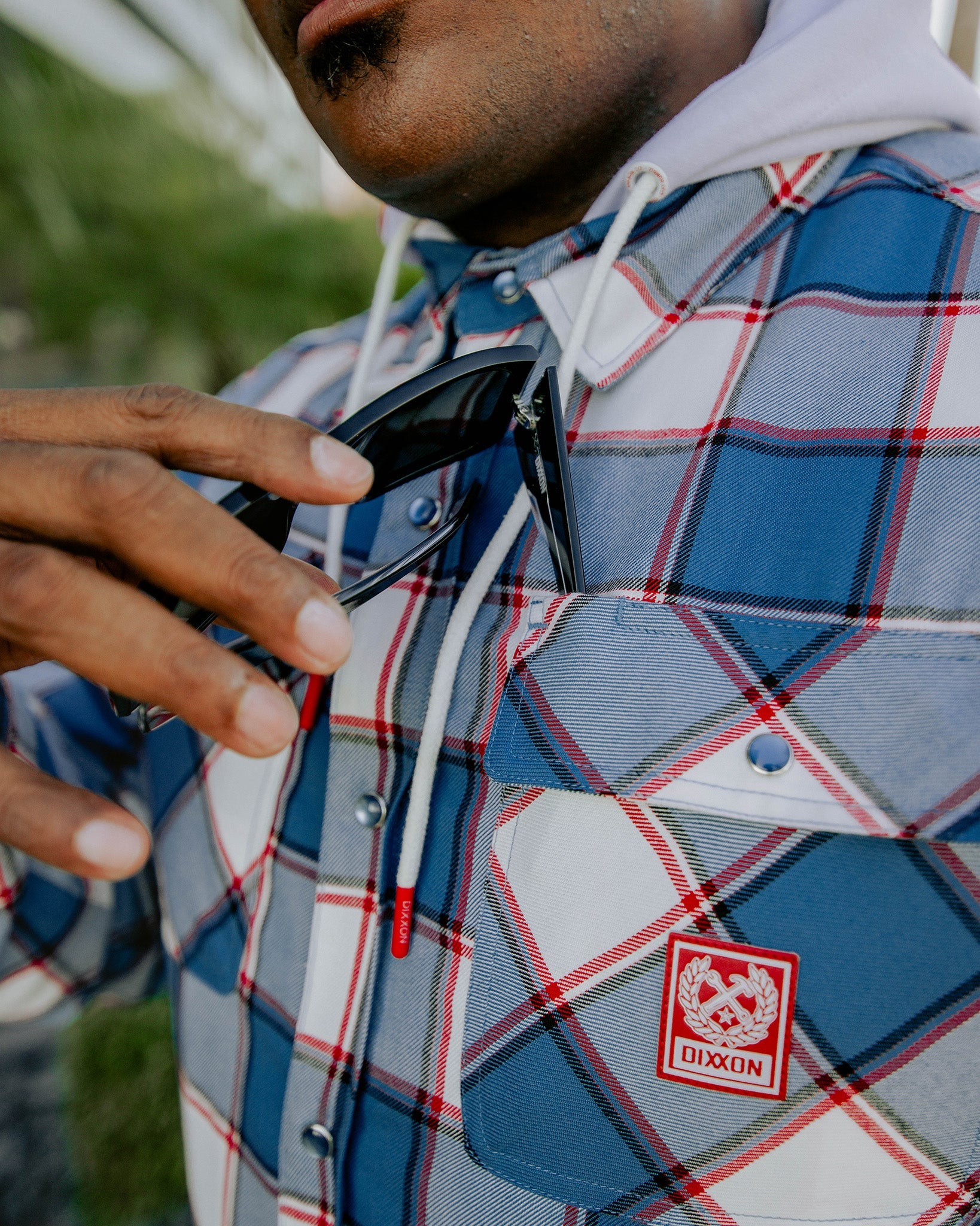 Neighborhood Hooded Flannel Jacket - Image 5