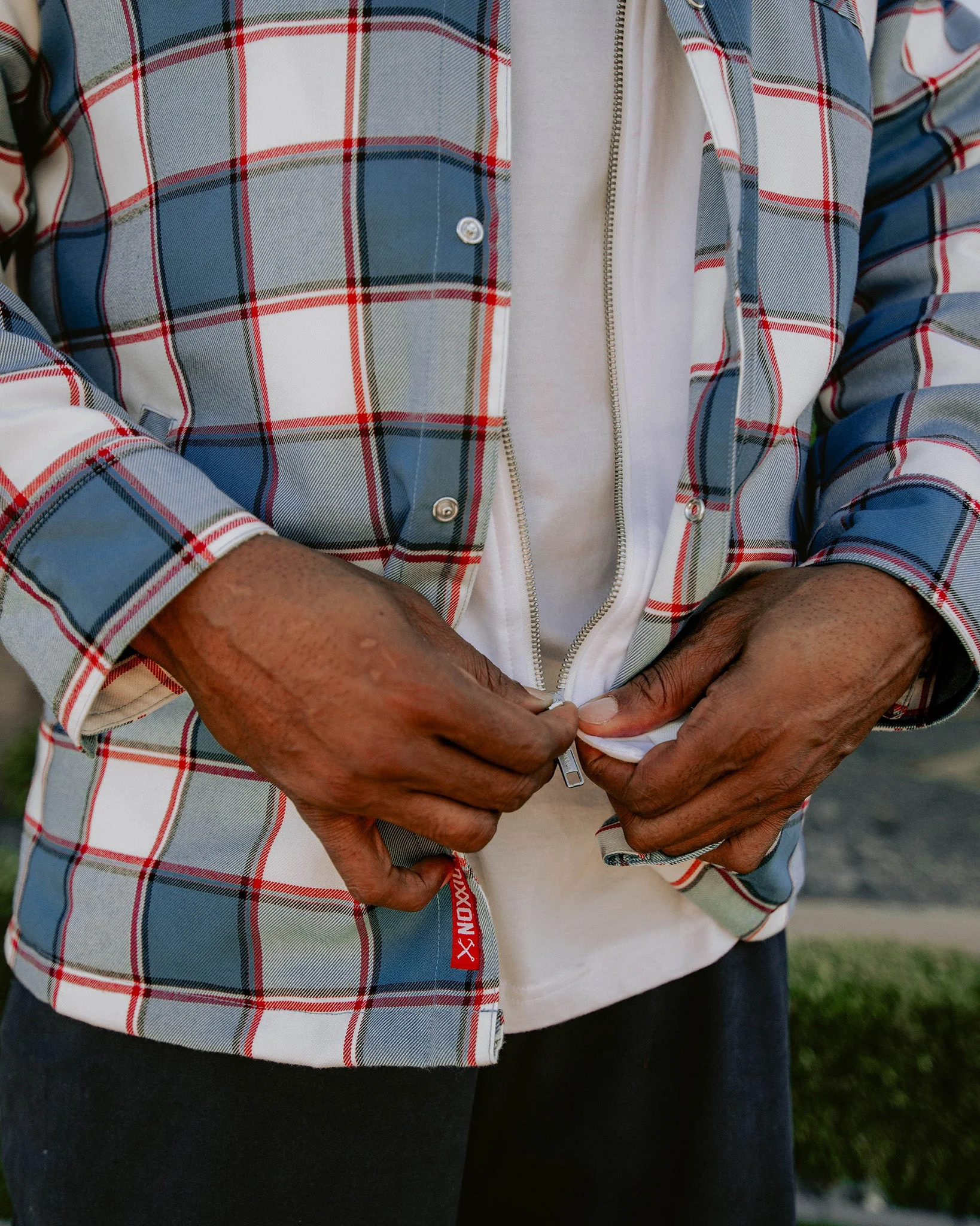 Neighborhood Hooded Flannel Jacket - Image 7