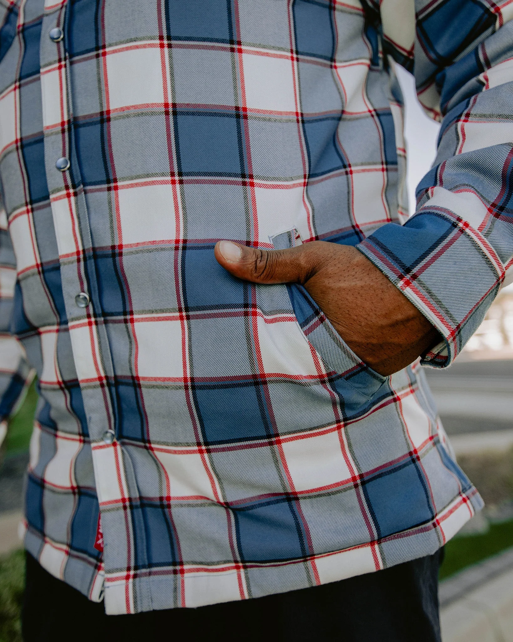 Neighborhood Hooded Flannel Jacket - Image 9