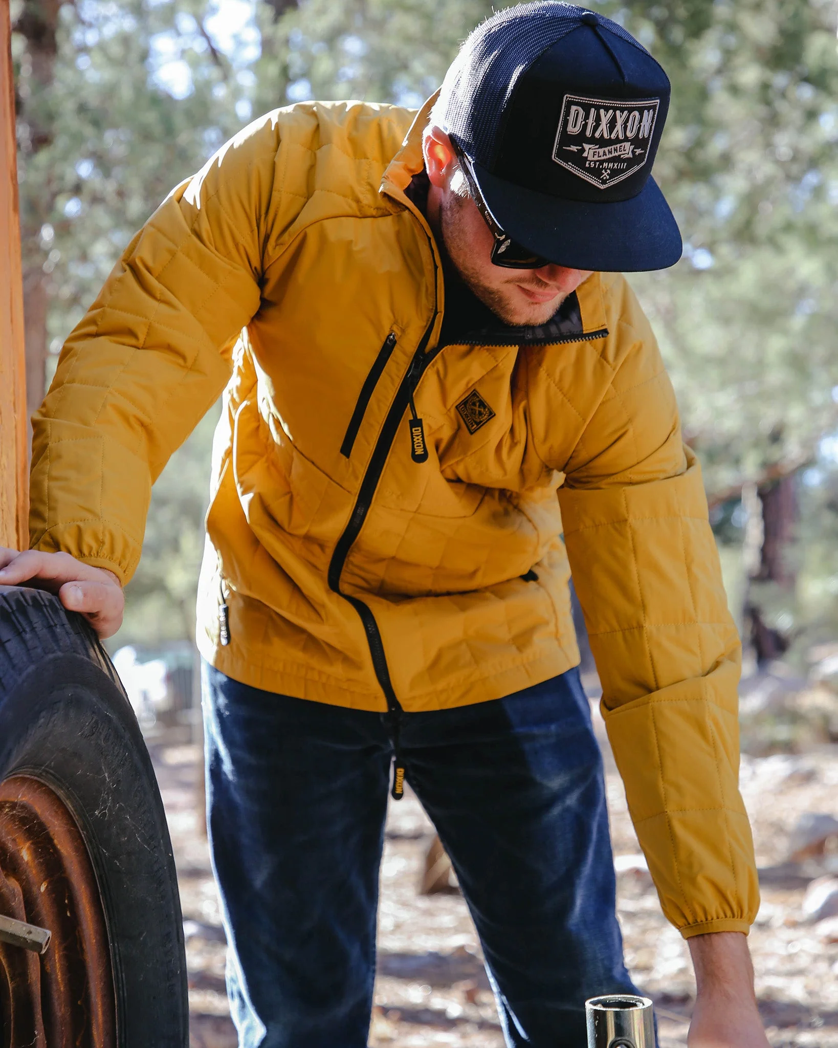 Nomad Puffer Jacket - Camel - Image 9