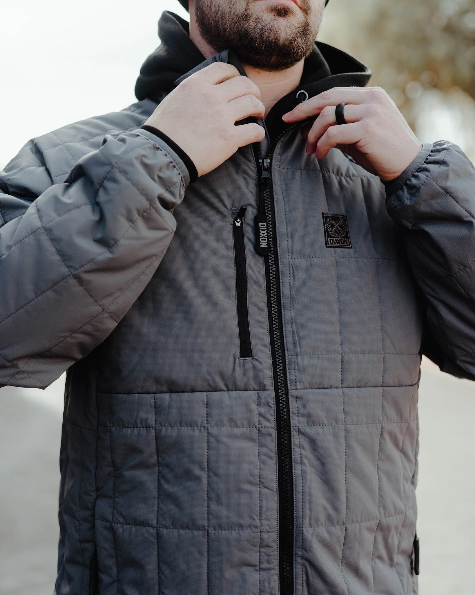 Nomad Puffer Jacket - Gray - Image 4