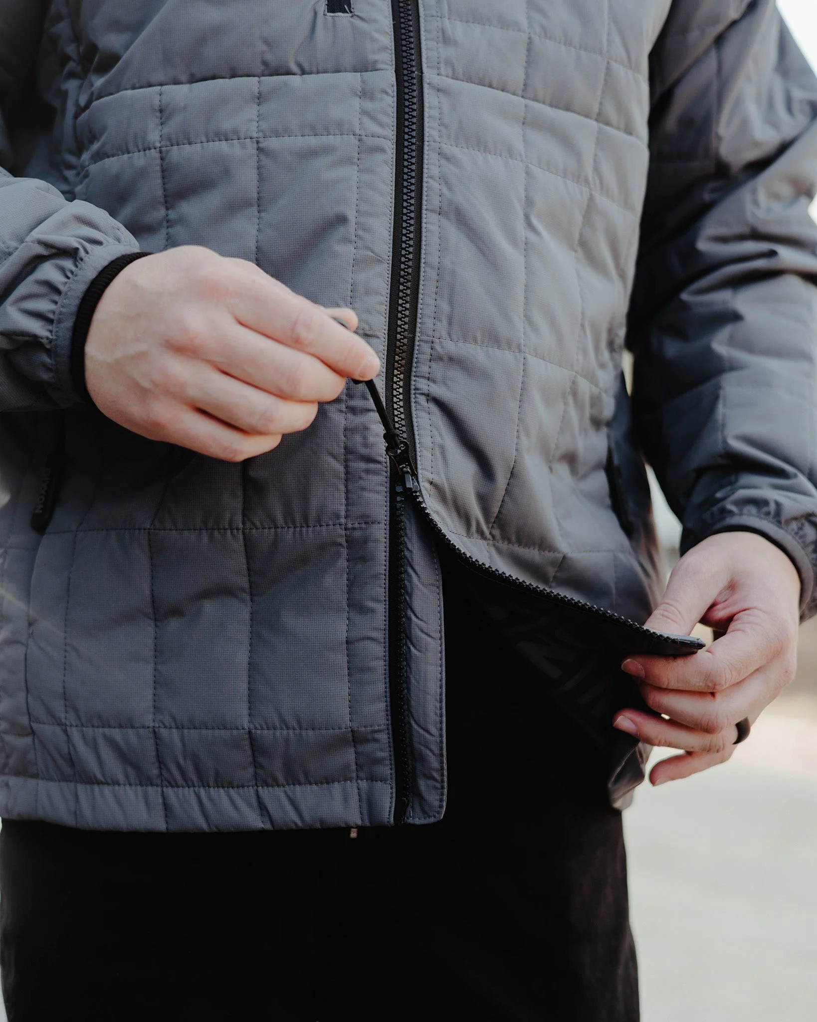 Nomad Puffer Jacket - Gray - Image 7