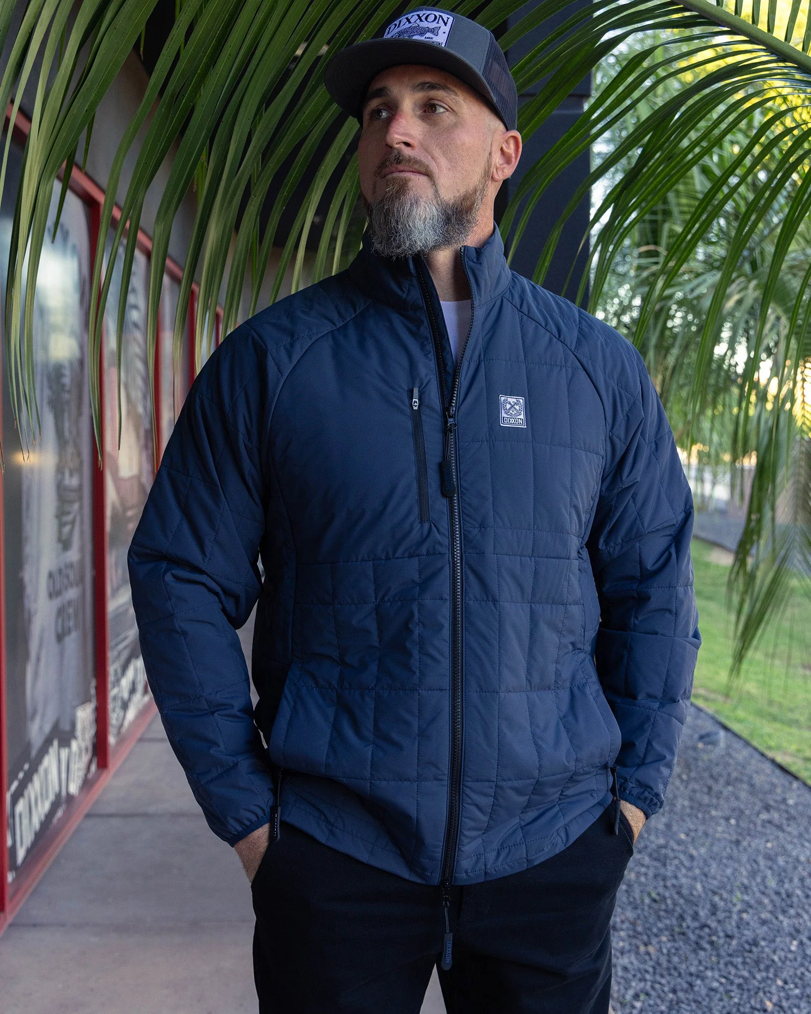Nomad Puffer Jacket - Navy - Image 3