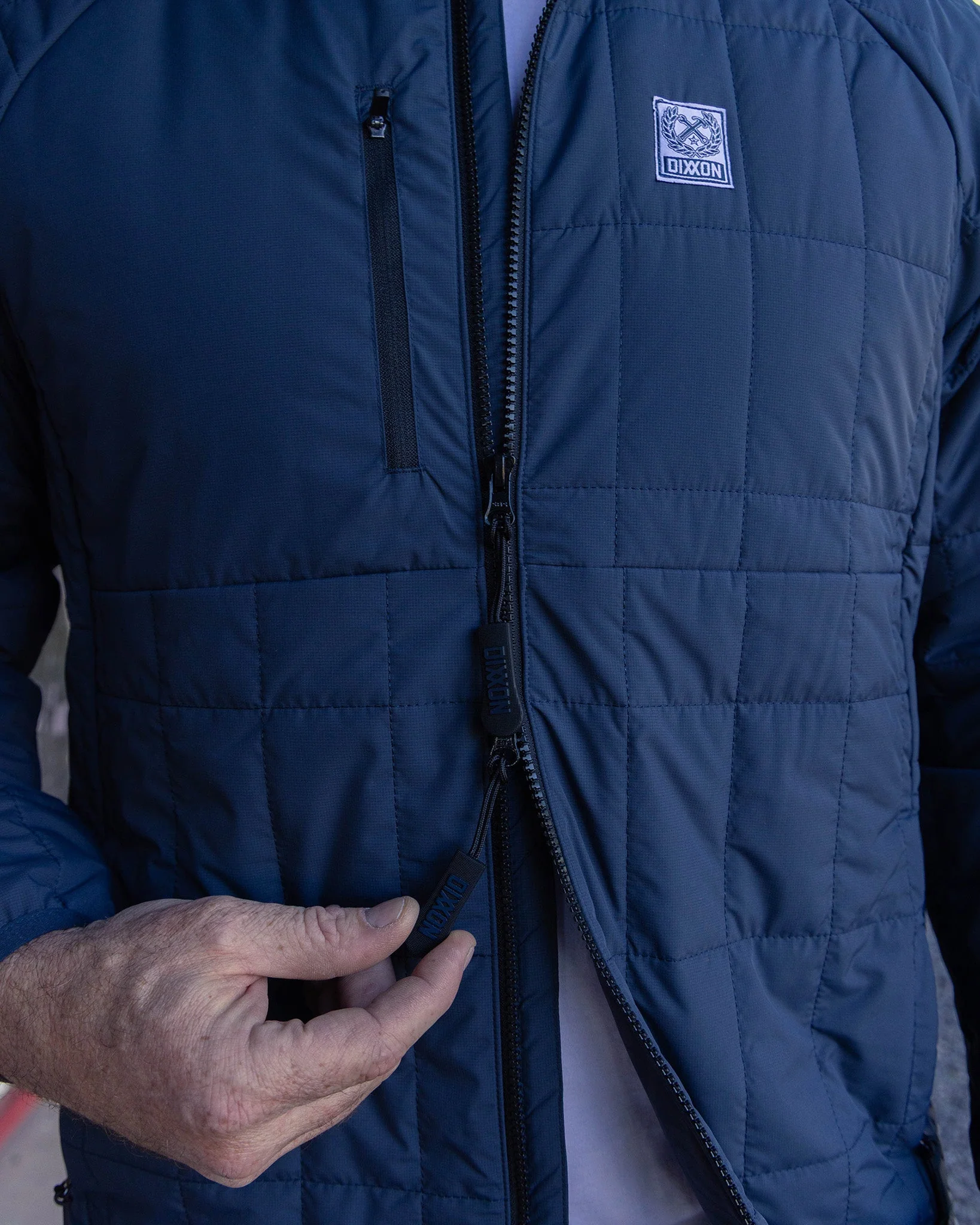 Nomad Puffer Jacket - Navy - Image 9