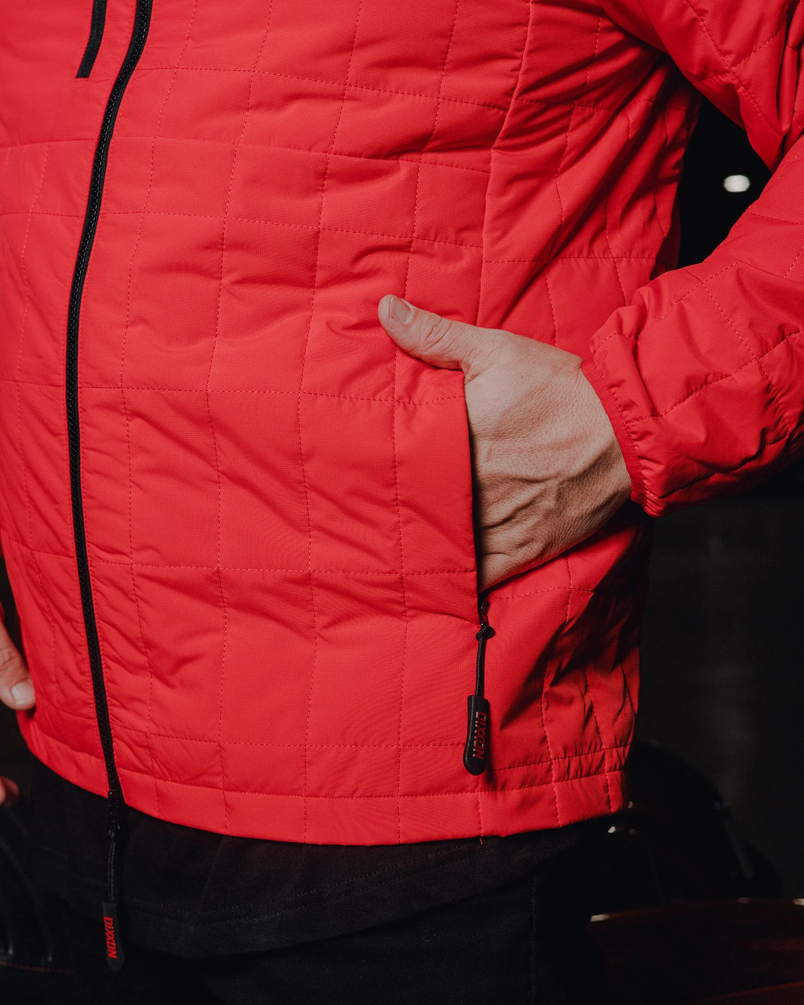 Nomad Puffer Jacket - Red - Image 6