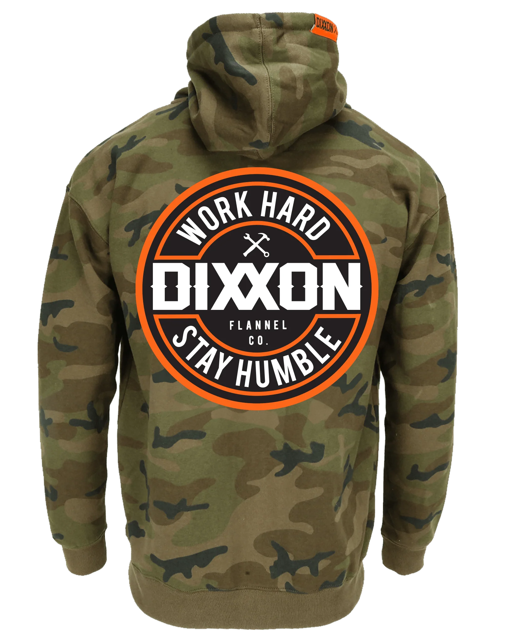 Orange Corpo Zip Up Hoodie - Camo - Image 2
