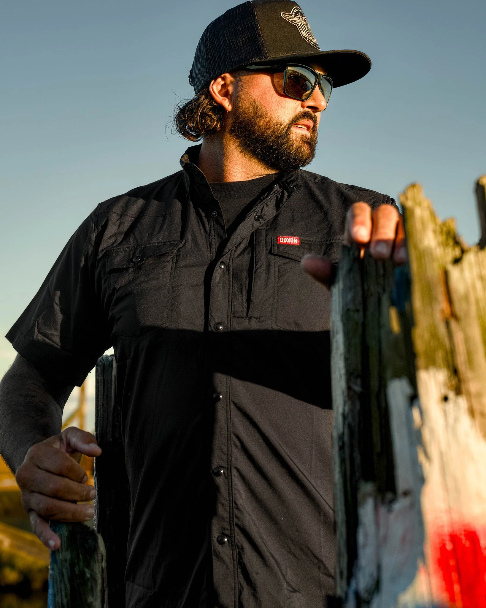 Outdoorsman Performance Short Sleeve - Black - Image 4
