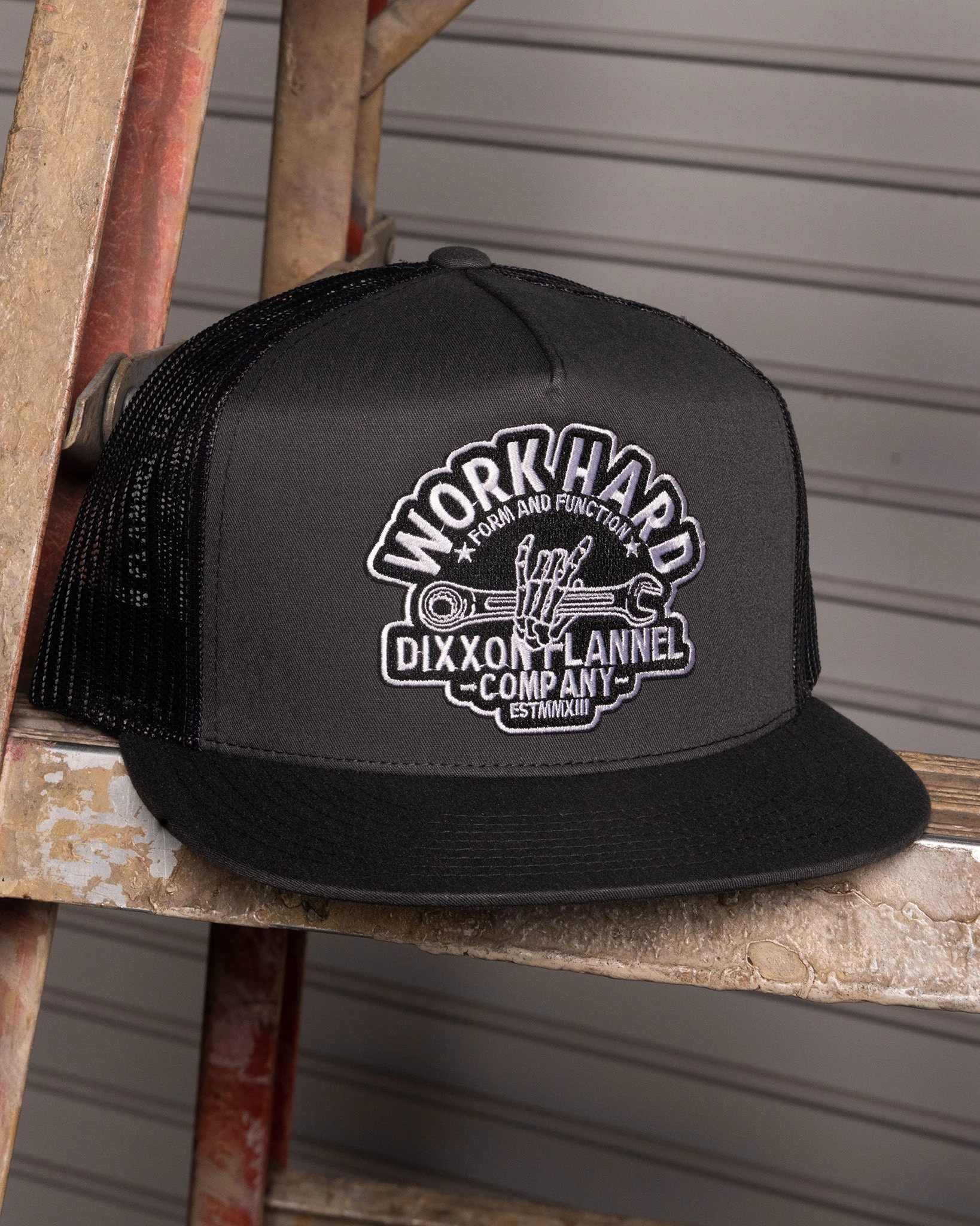 Overtime Flat Bill Trucker Snapback - Image 2