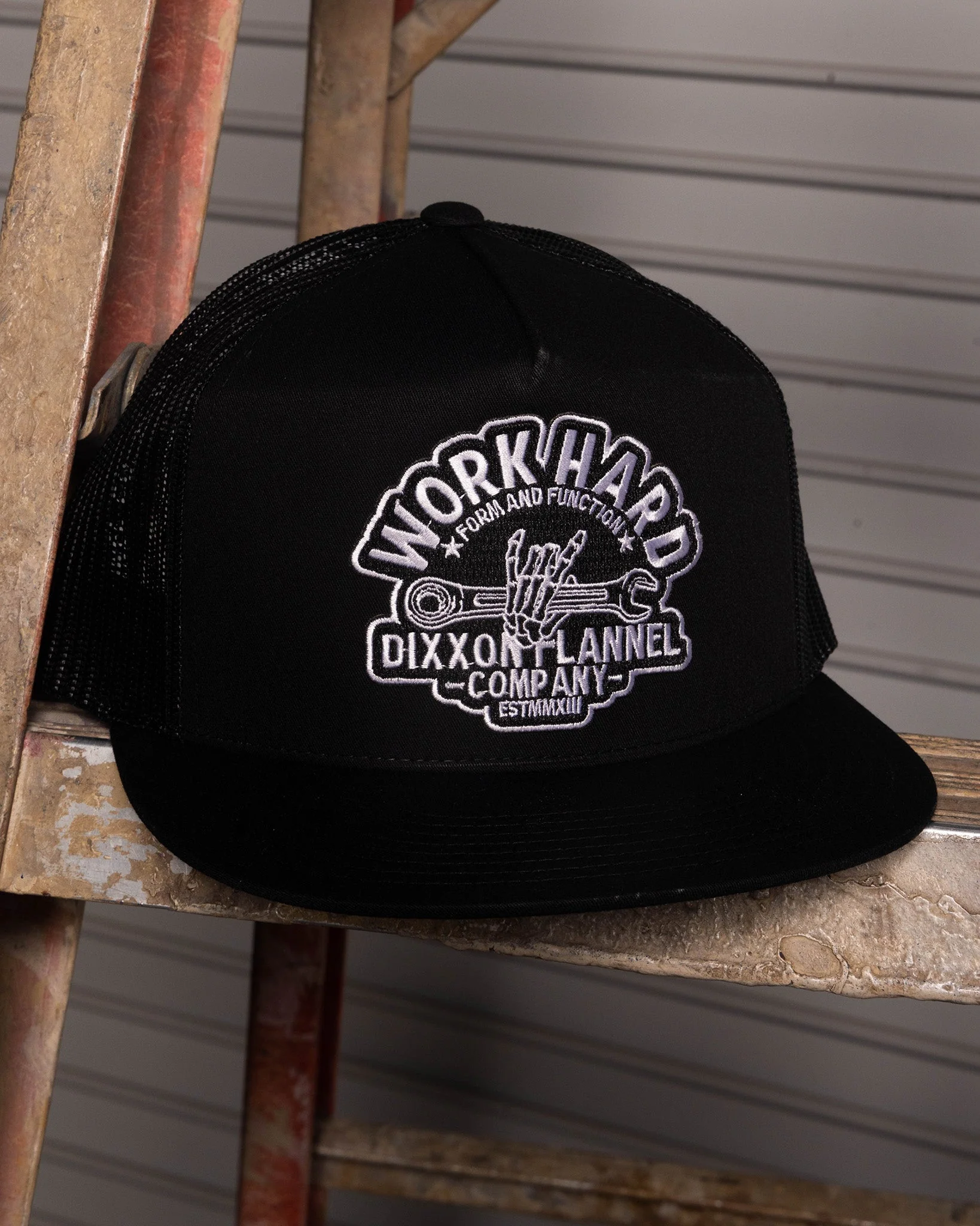 Overtime Flat Bill Trucker Snapback - Image 5