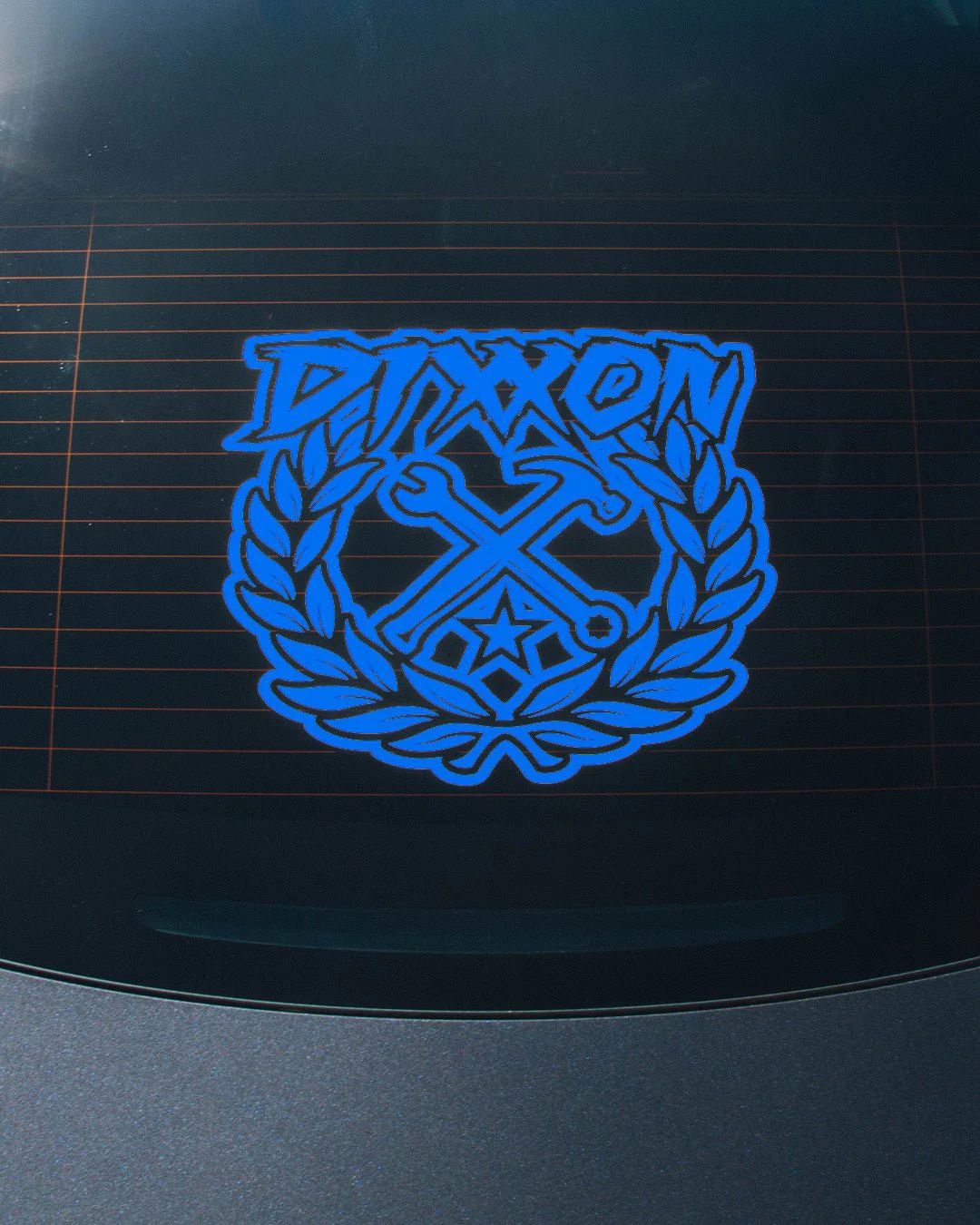 Party Crest Die Cut Sticker - 14" - Image 4