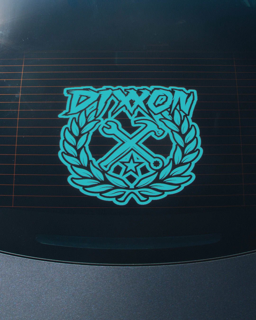 Party Crest Die Cut Sticker - 14" - Image 5