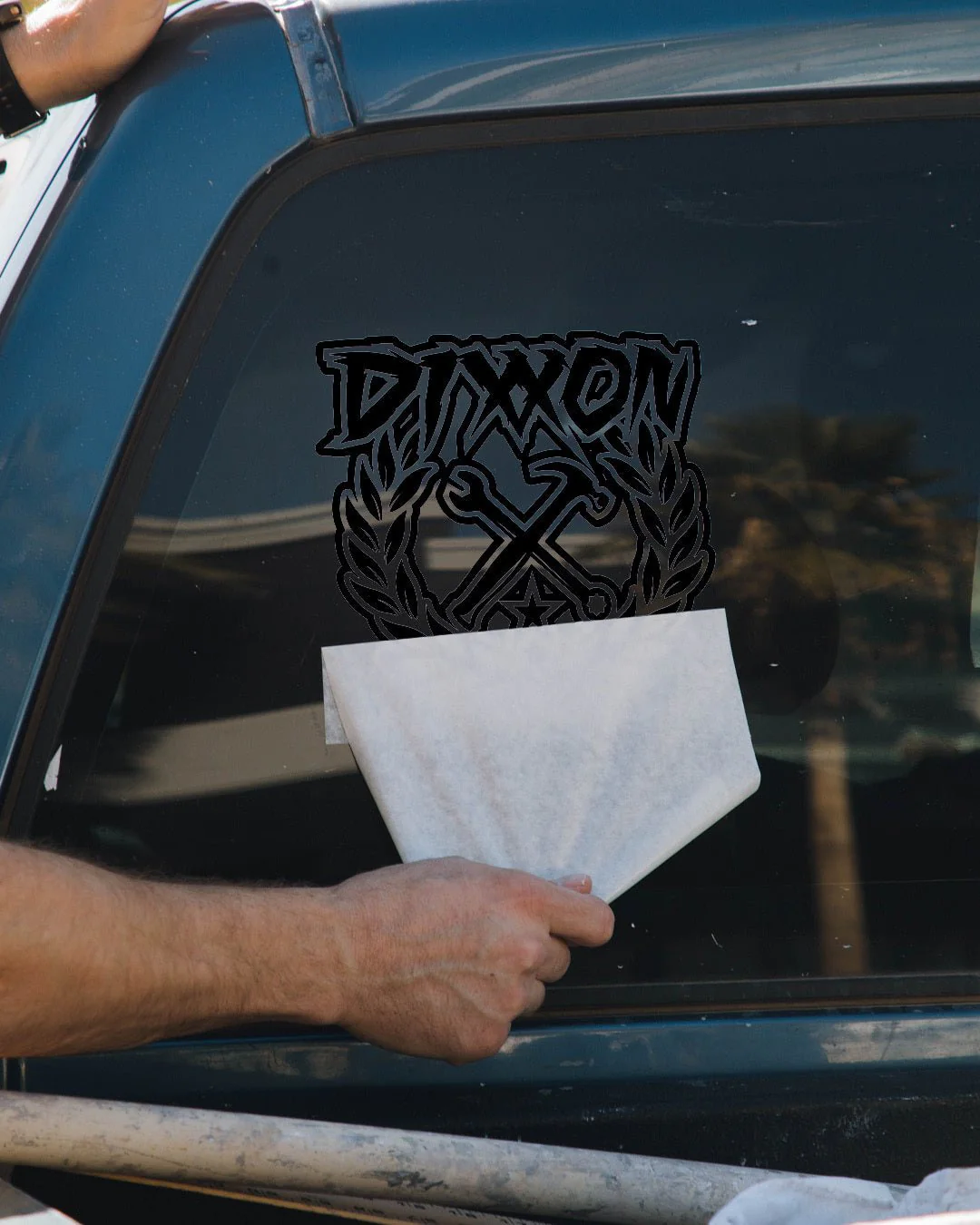 Party Crest Die Cut Sticker - 8" - Image 2