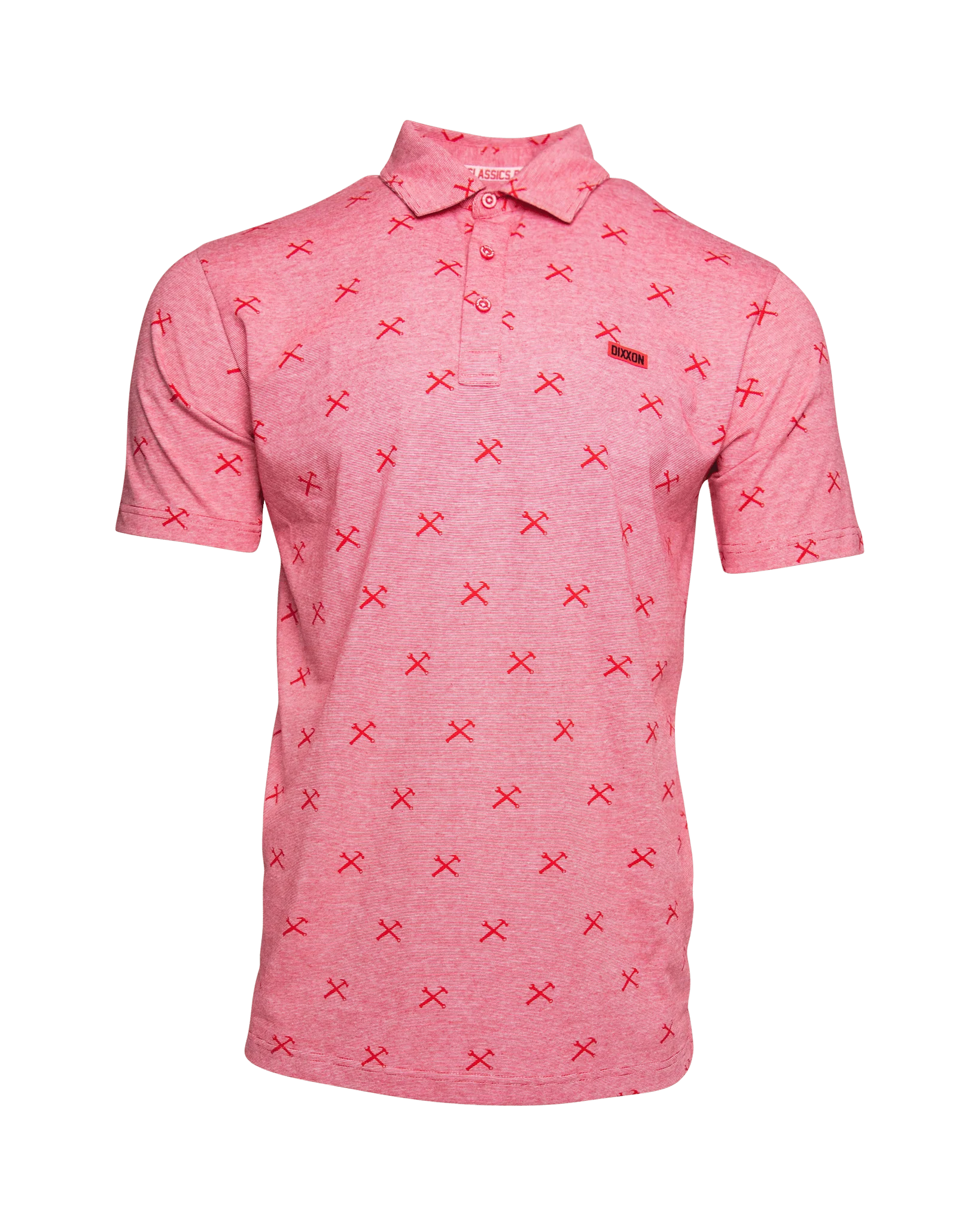 Red Finney Premium Polo - Heathered Red - Image 2