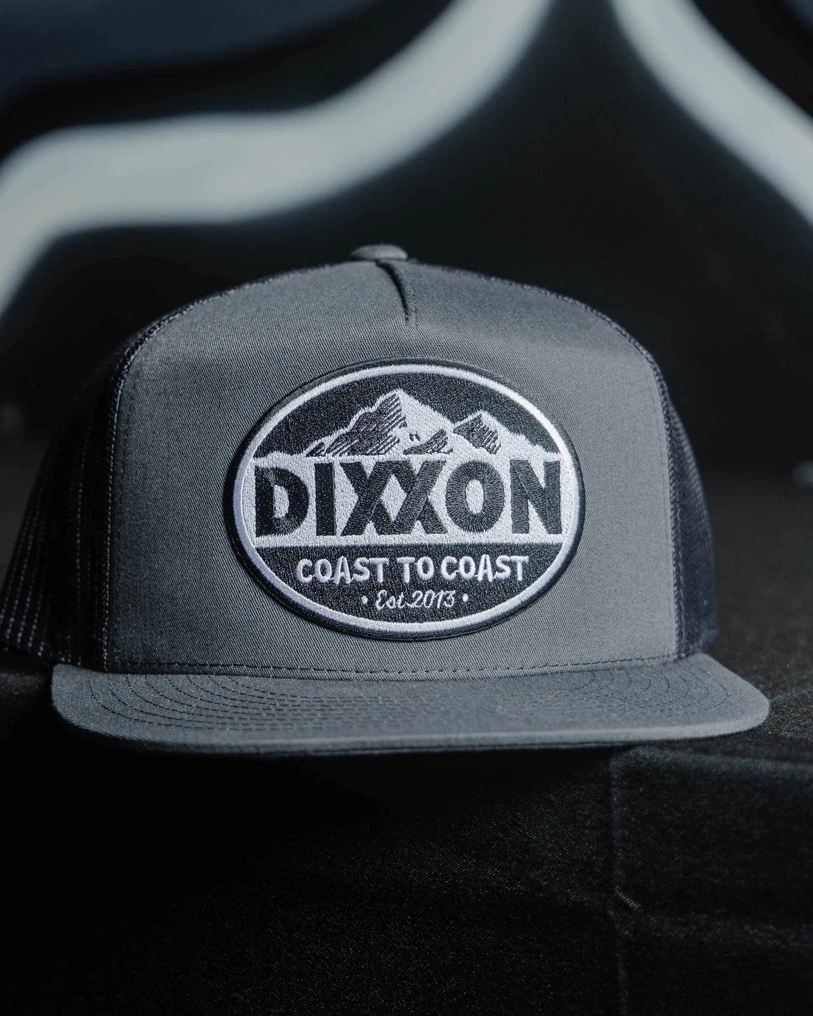 Peaks Flat Bill Trucker Snapback - Image 5