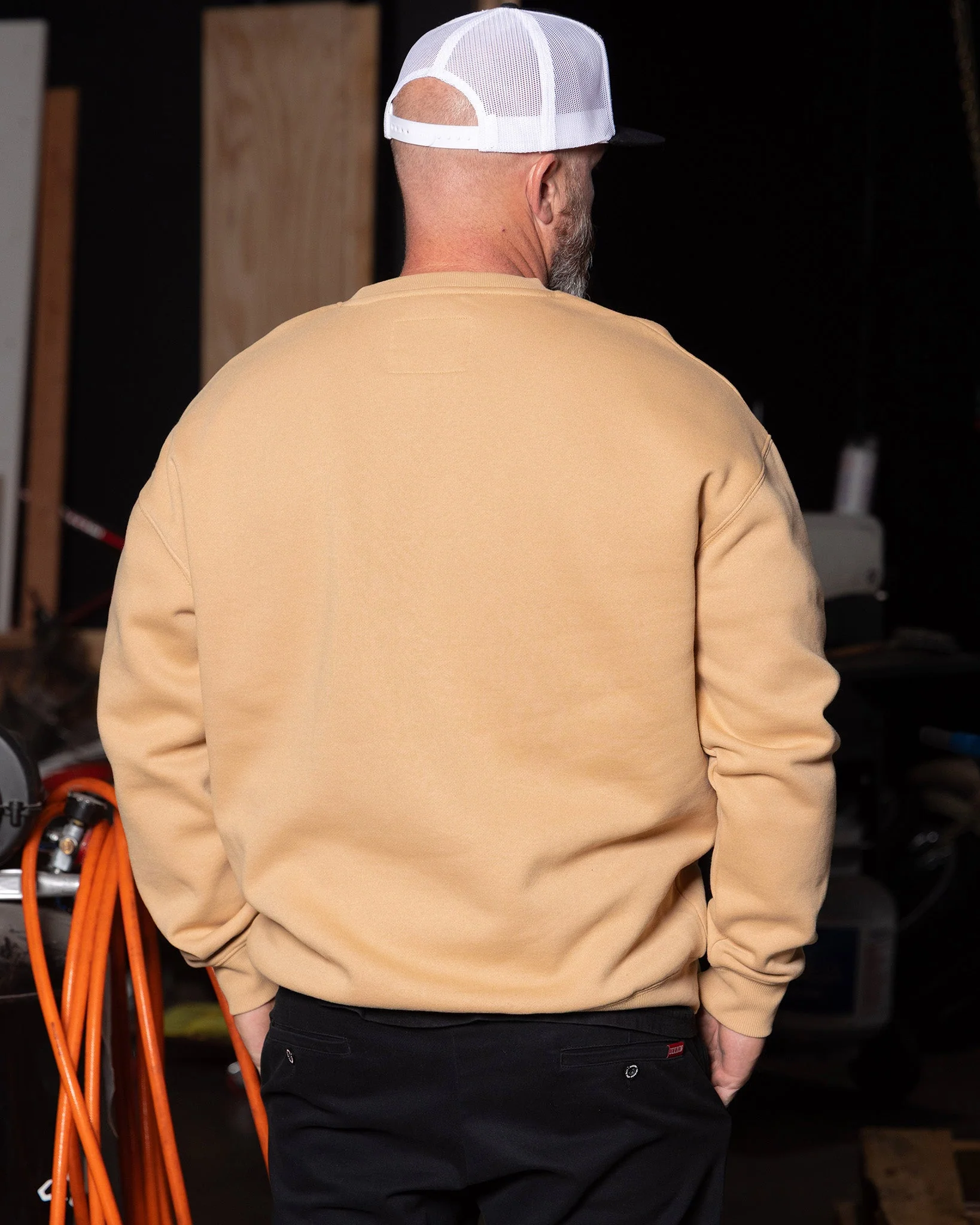 Pocket Crewneck - Khaki - Image 4