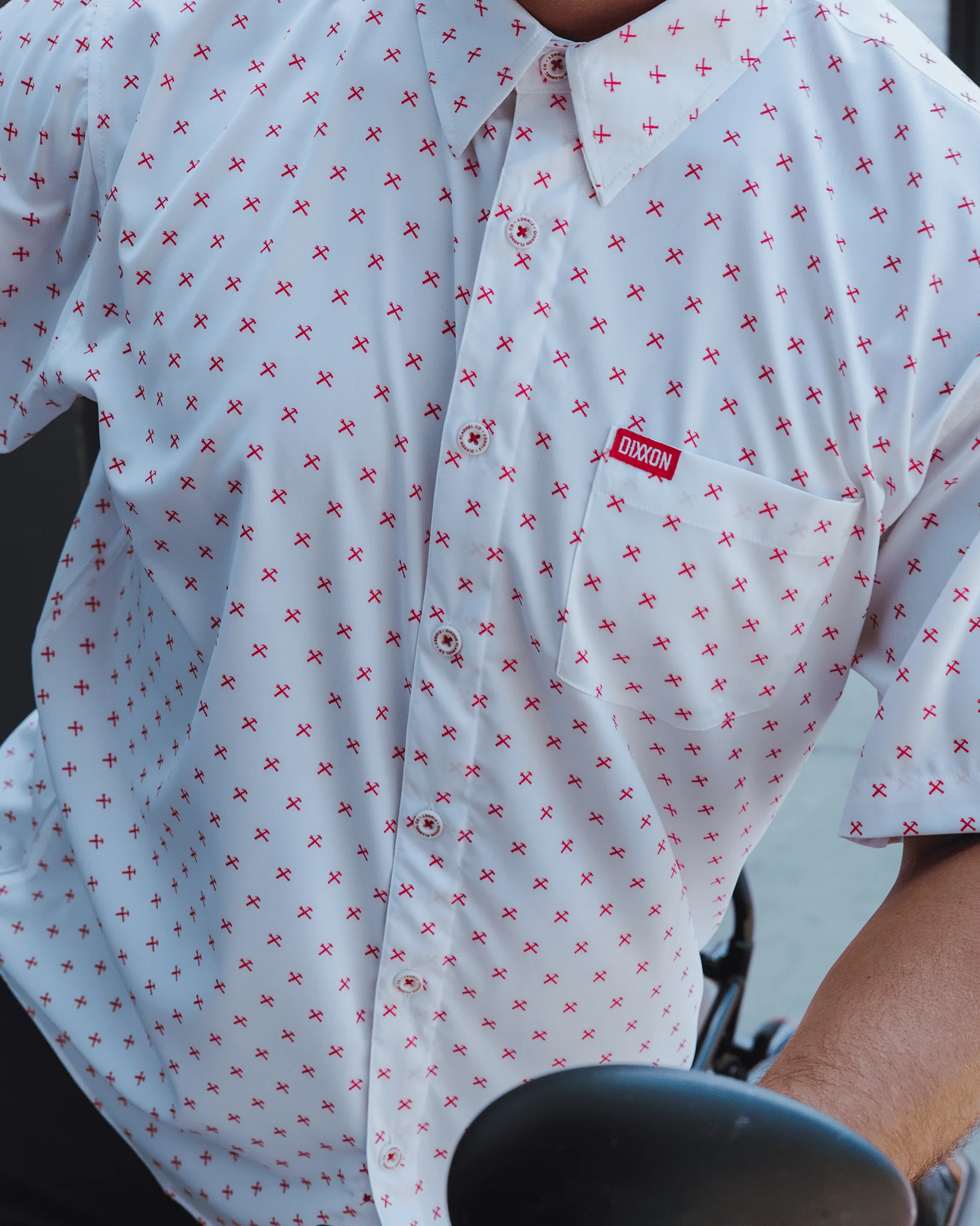 Red Finney Party Shirt - White - Image 4
