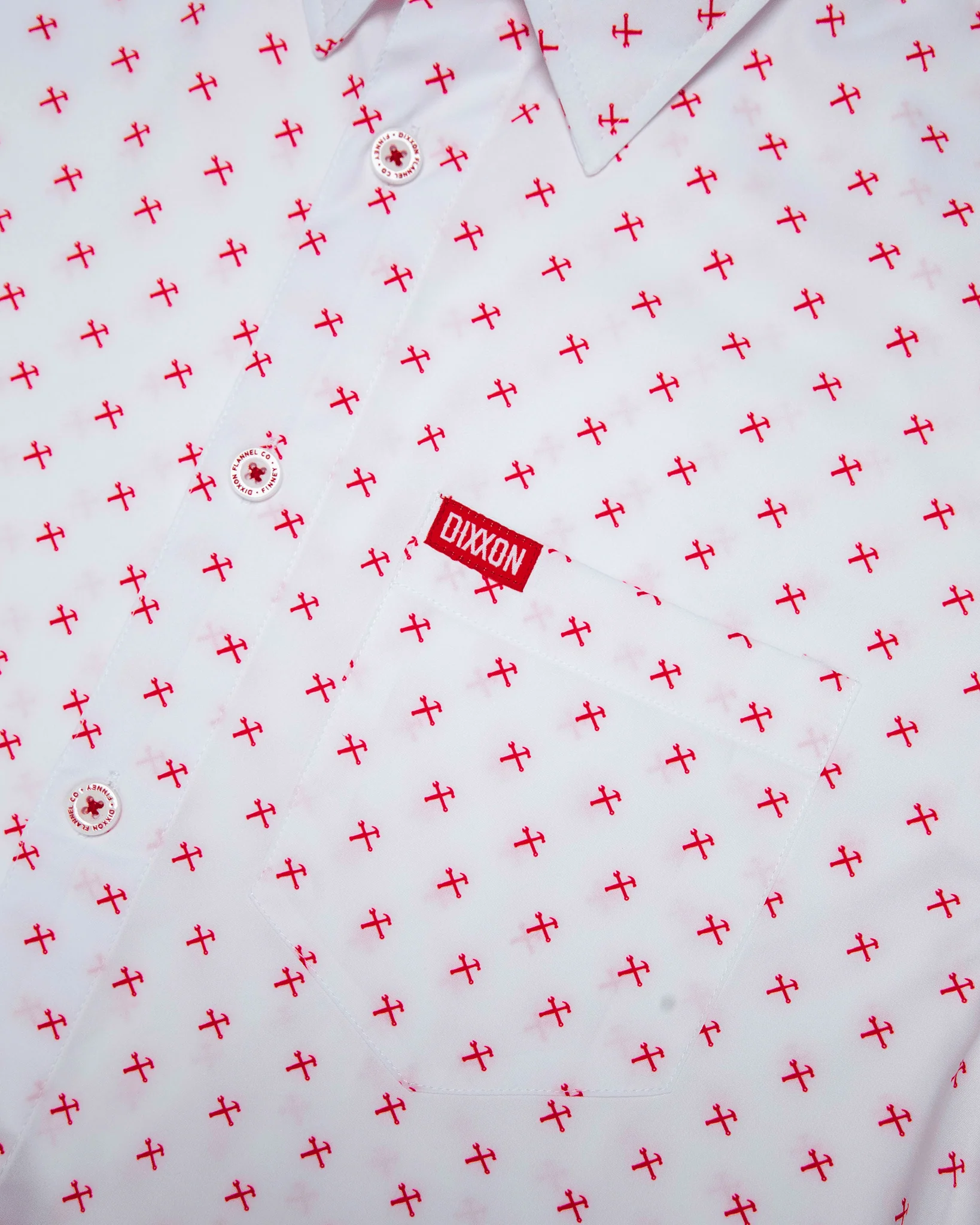 Red Finney Party Shirt - White - Image 6
