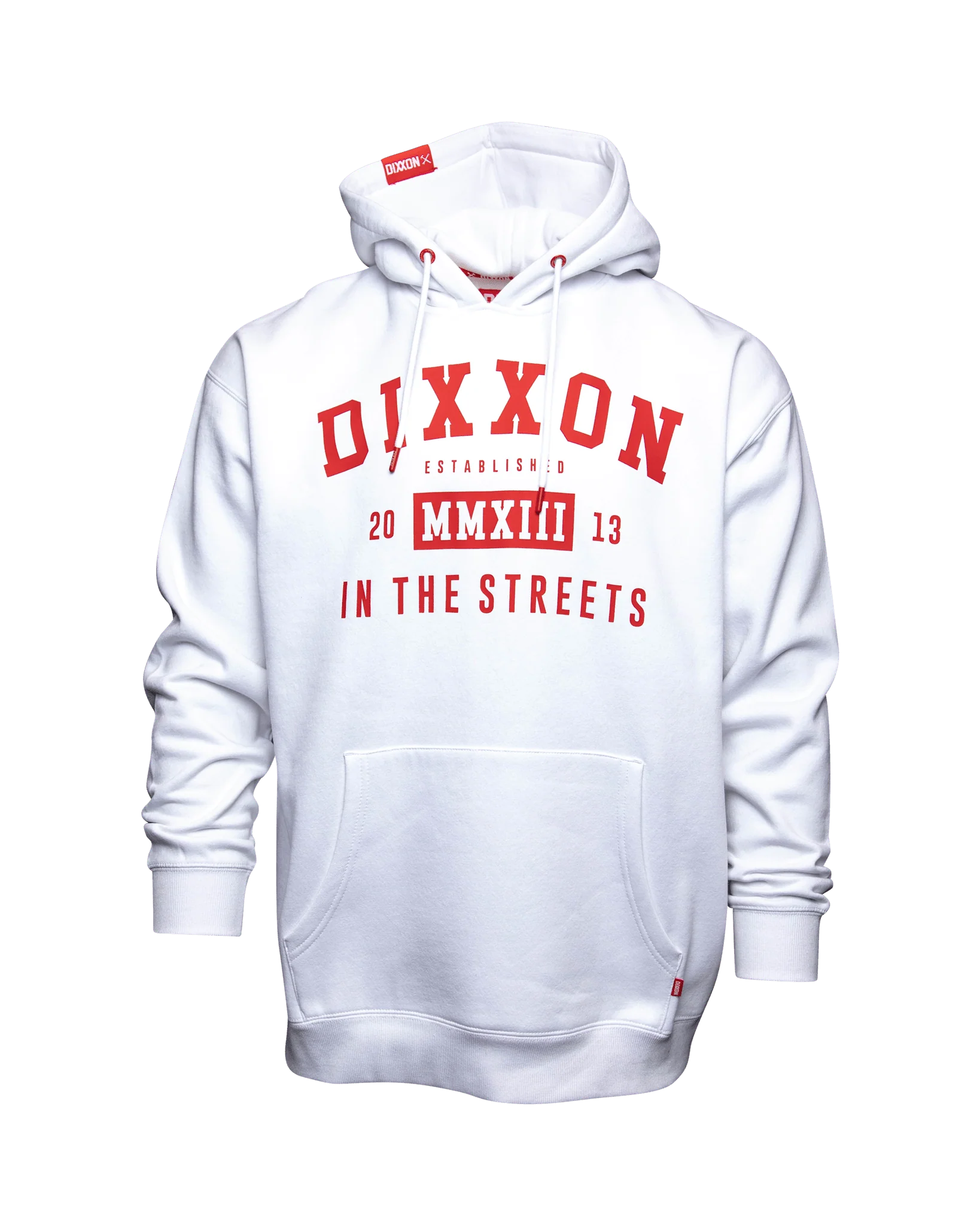 Red In The Streets Pullover Hoodie - White - Image 2