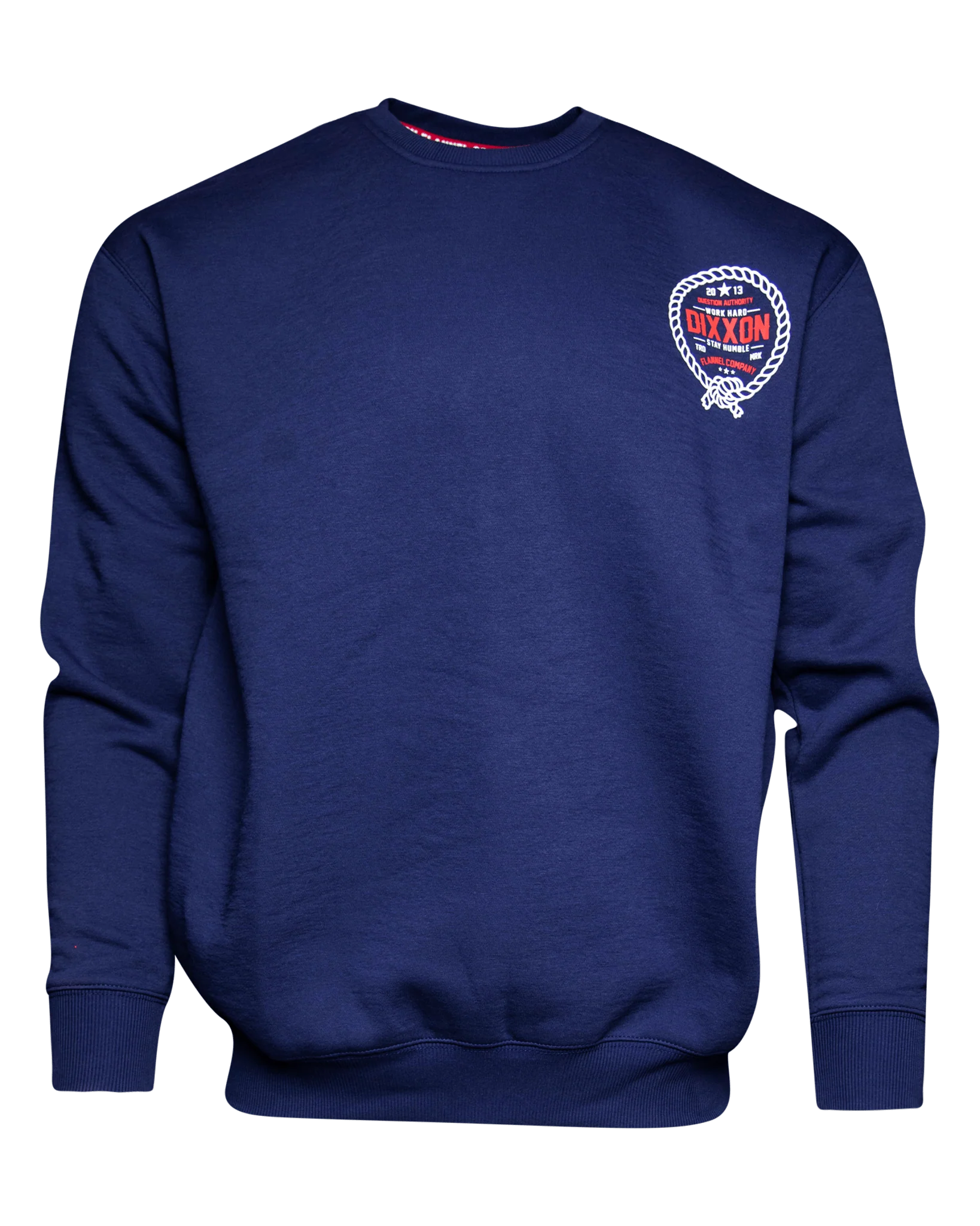 Red & White Trademark Crewneck Sweatshirt - Navy - Image 3