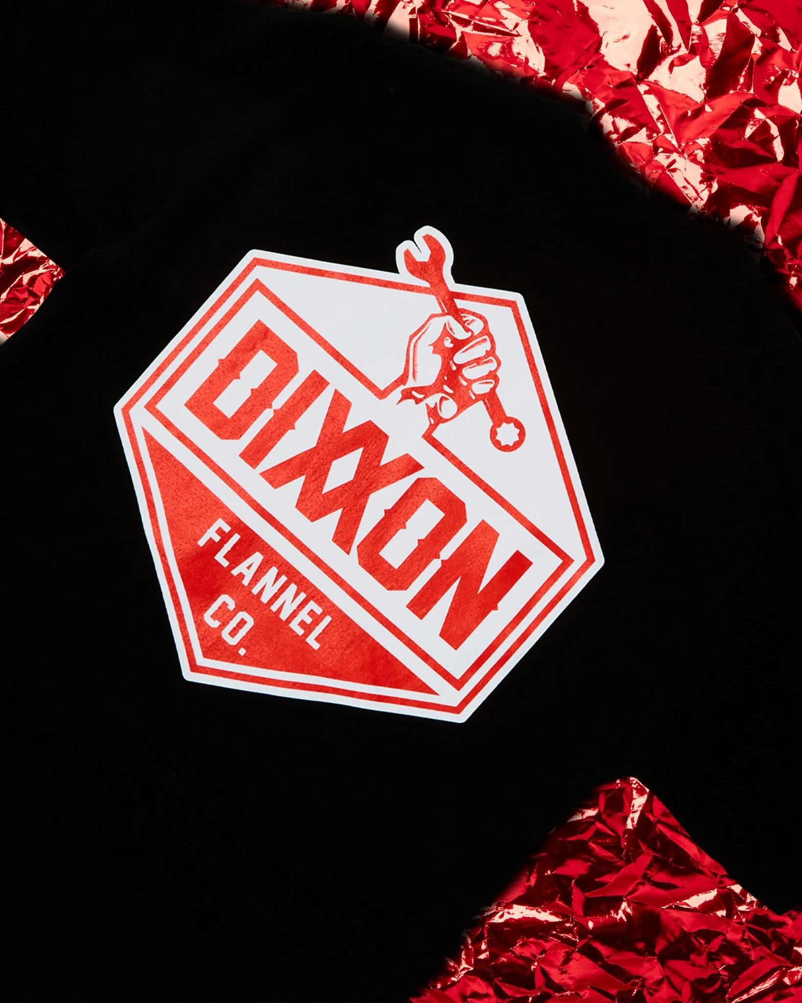 Red & White Working Class T-Shirt - Black - Image 6