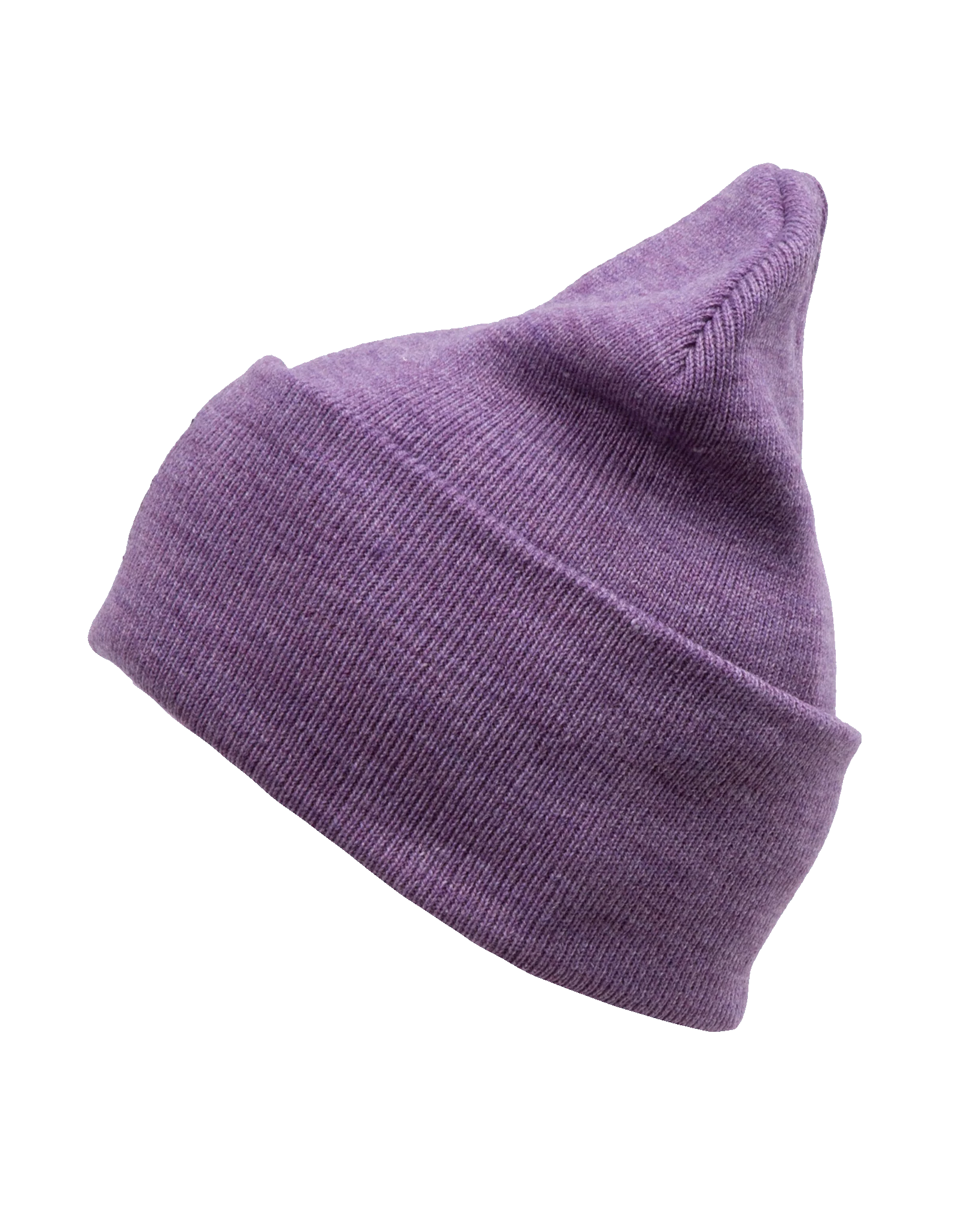 Ribbed Beanie - Purple - Image 2