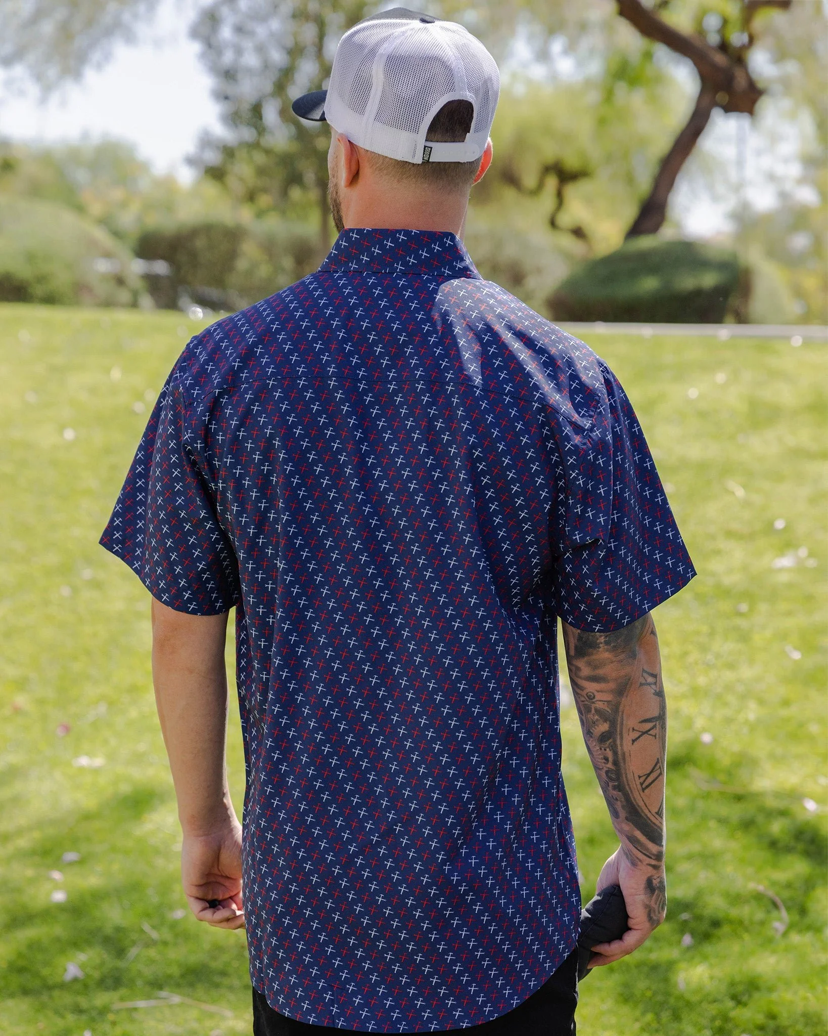 RWB Party Hammers Party Shirt - Blue - Image 3