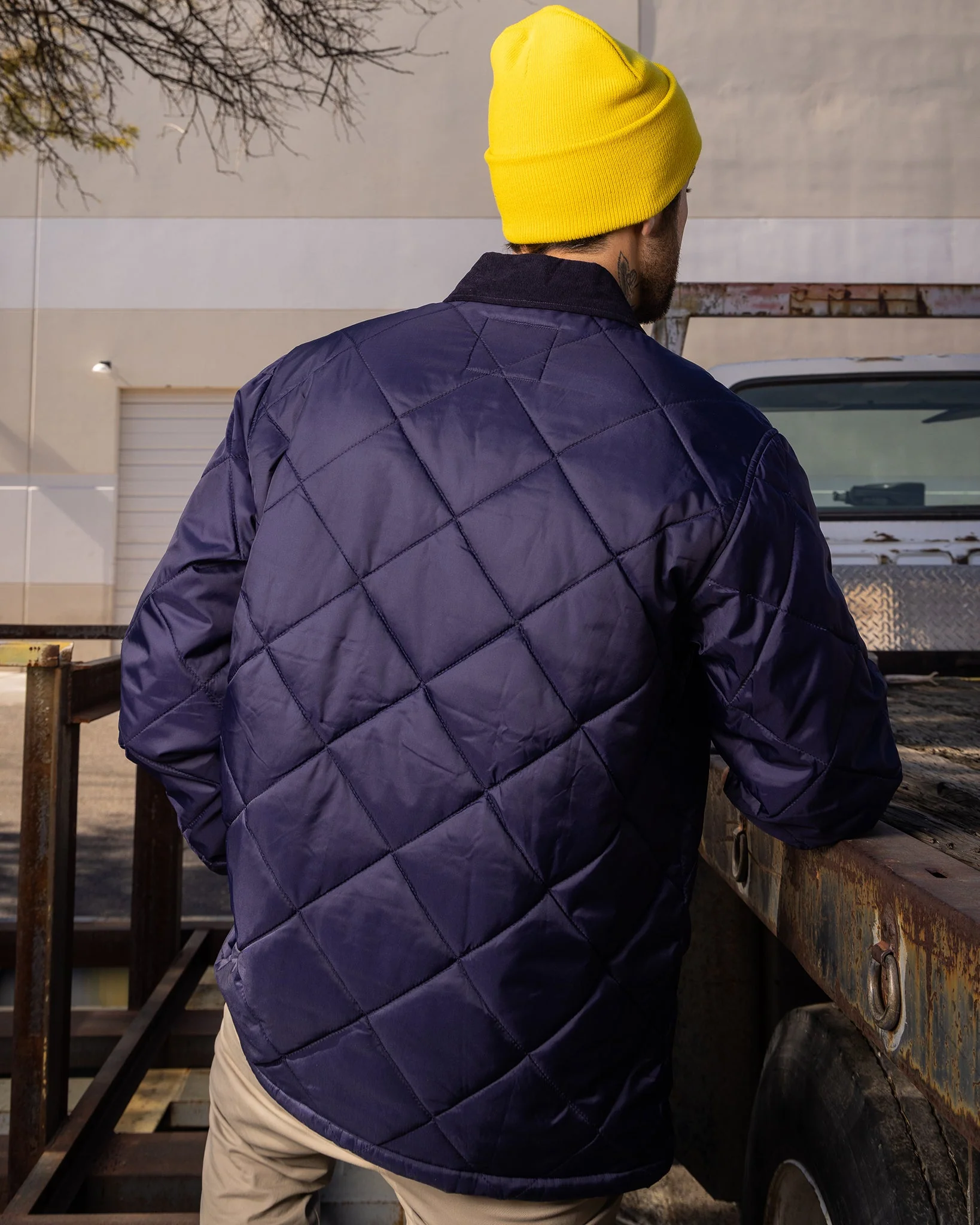 Salty Diamond Stitch Quilted Jacket - Image 3