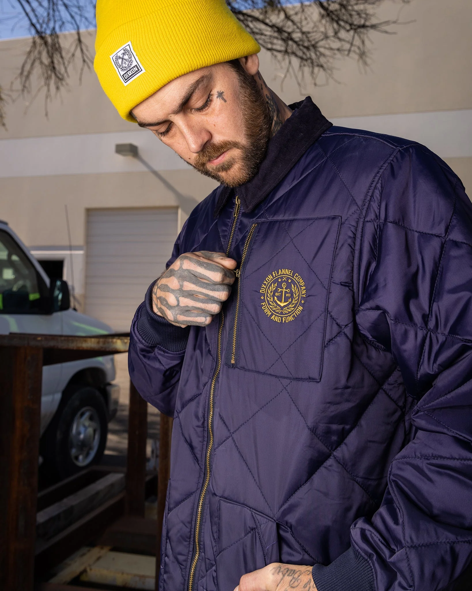 Salty Diamond Stitch Quilted Jacket - Image 4