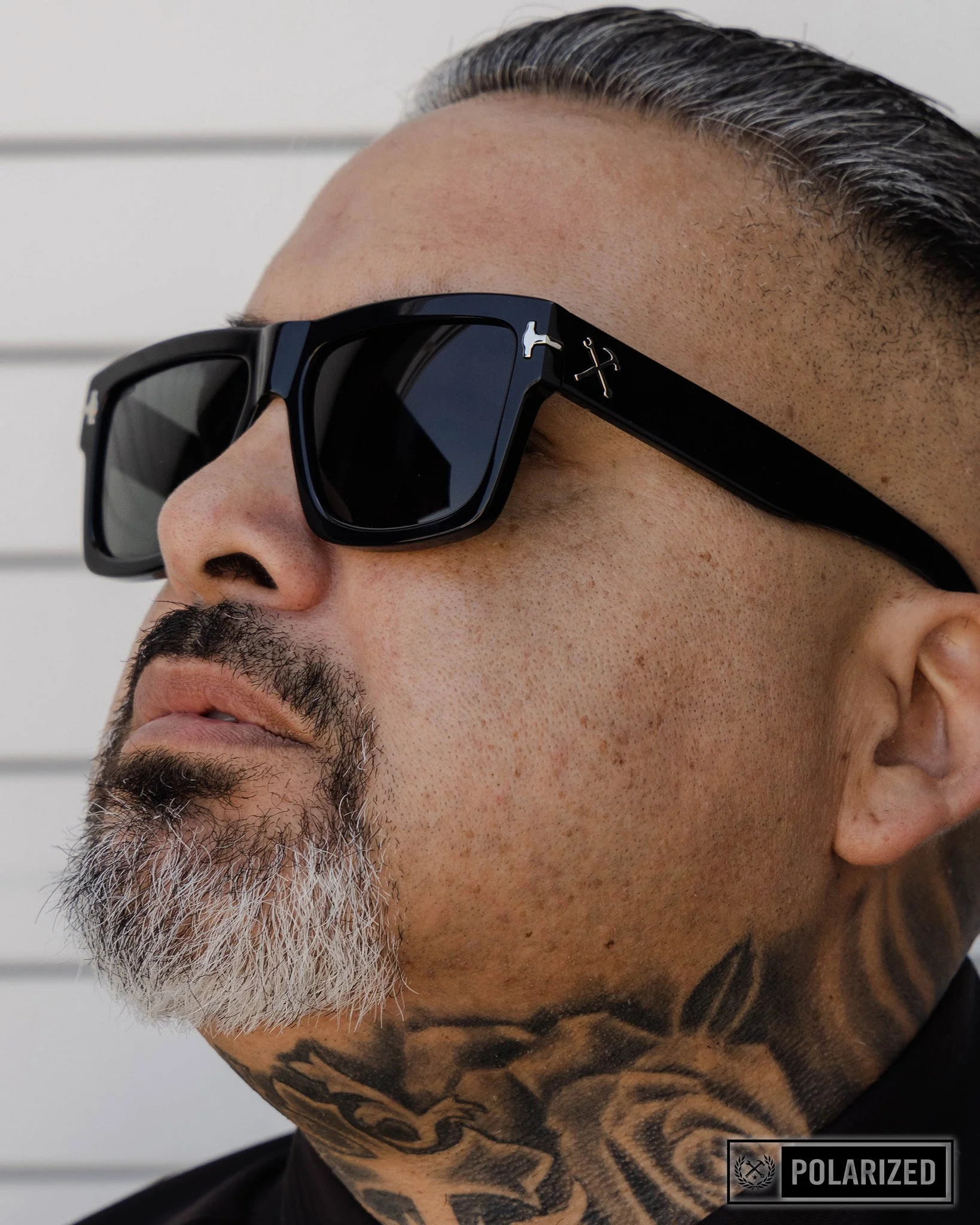 Sledge Sunglasses - Black & Grey Polarized - Image 3
