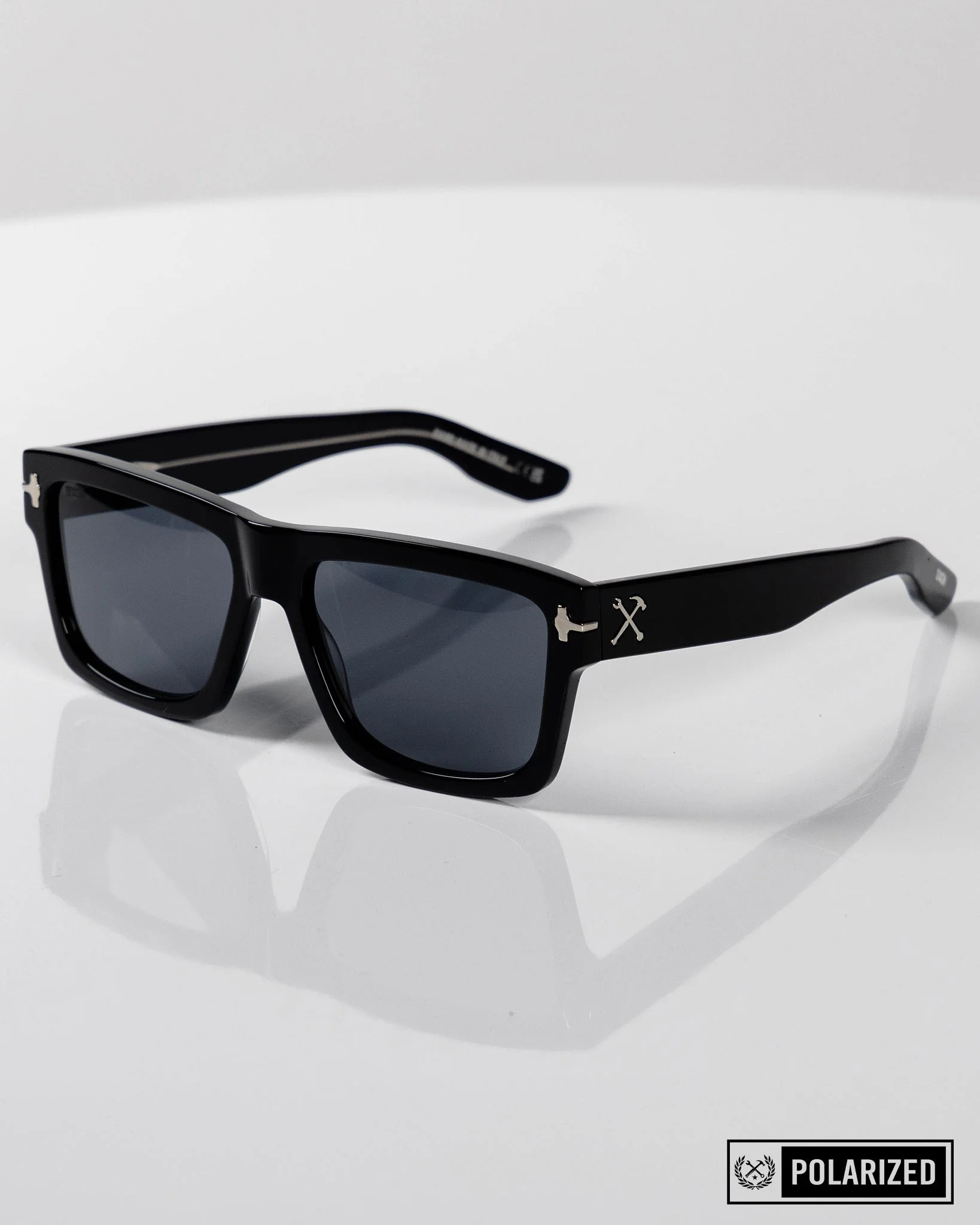 Sledge Sunglasses - Black & Grey Polarized - Image 4
