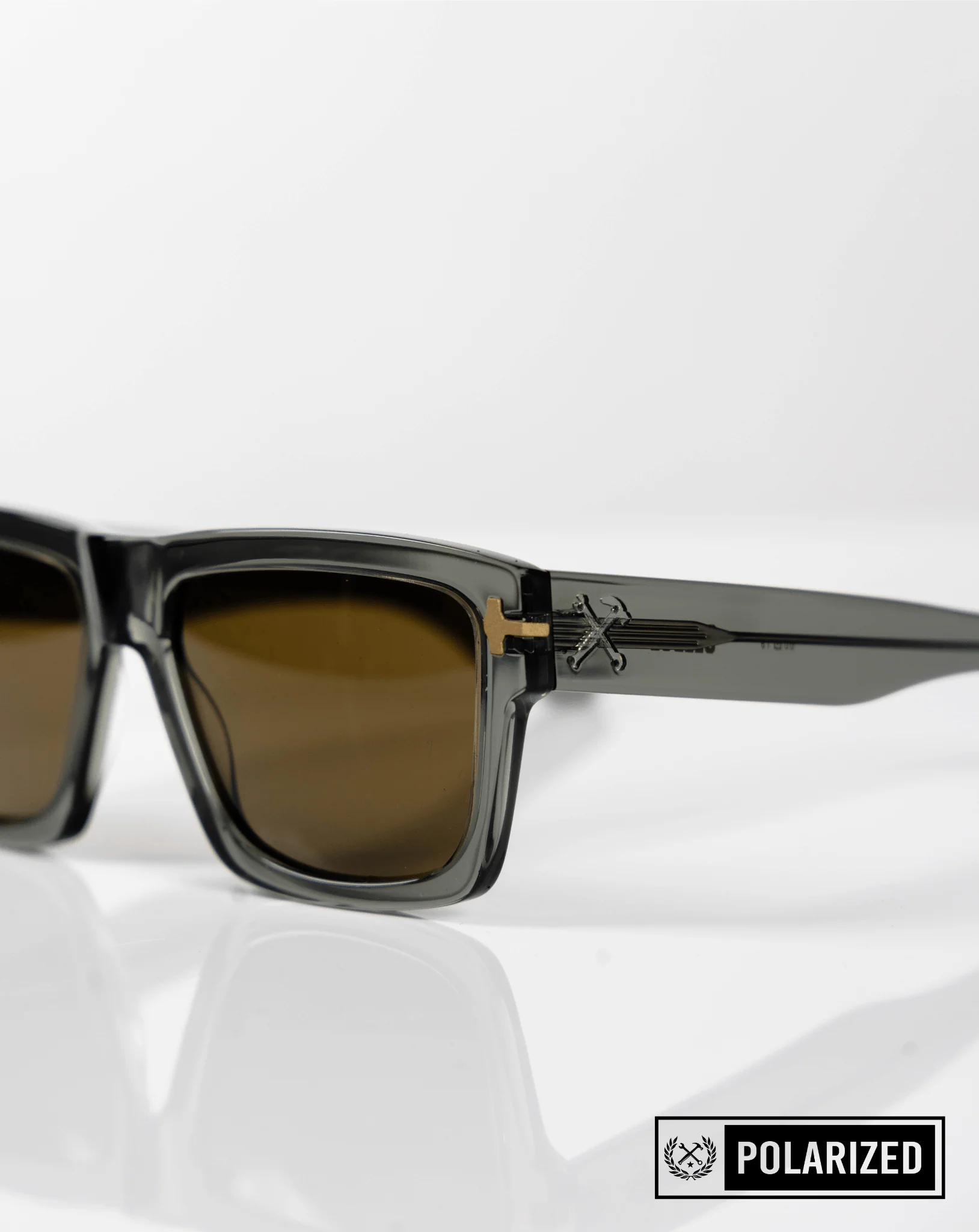Sledge Sunglasses - Grey Smoke & Bronze Polarized - Image 5
