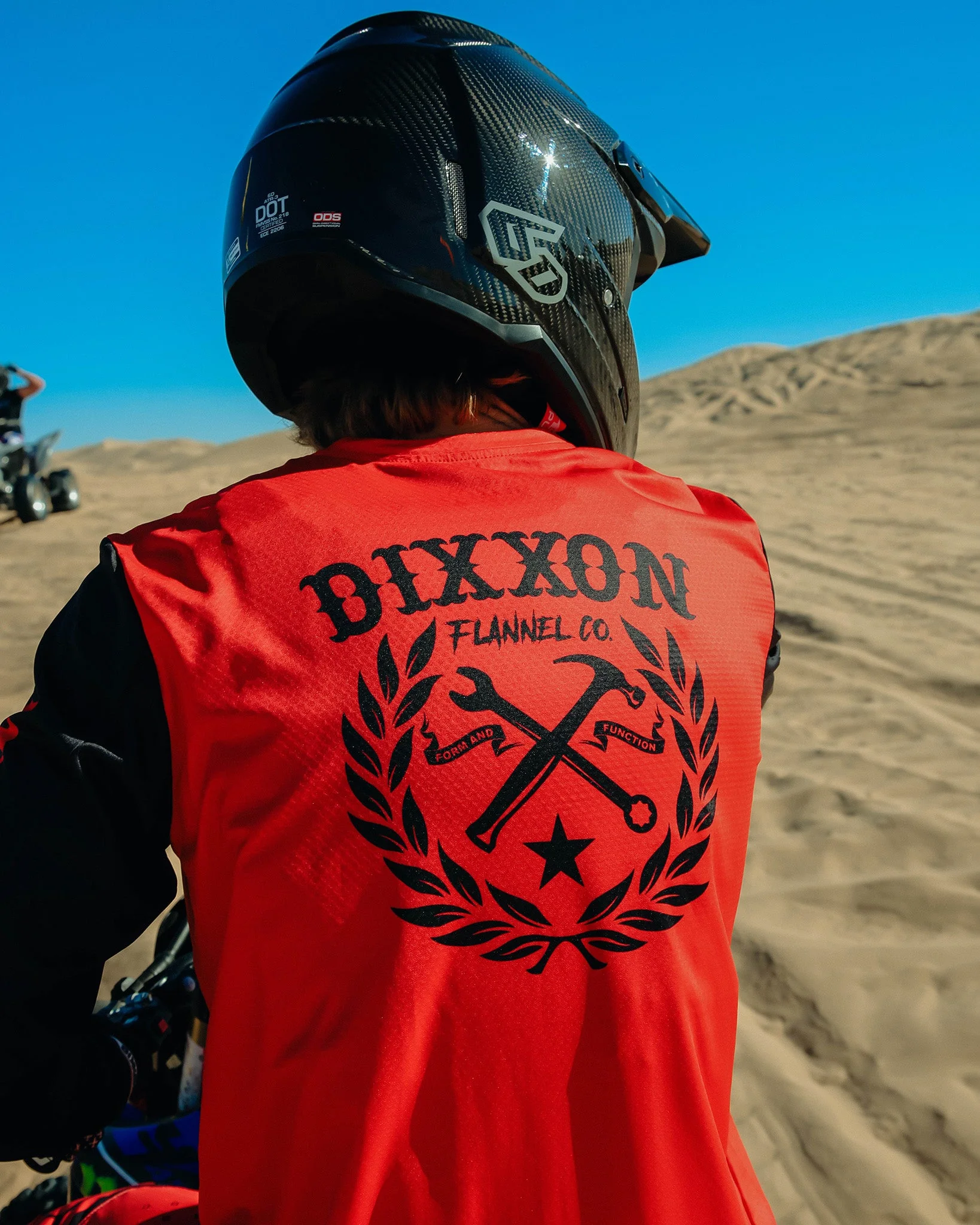 Slugger Offroad / MX Jersey - Black & Red - Image 5
