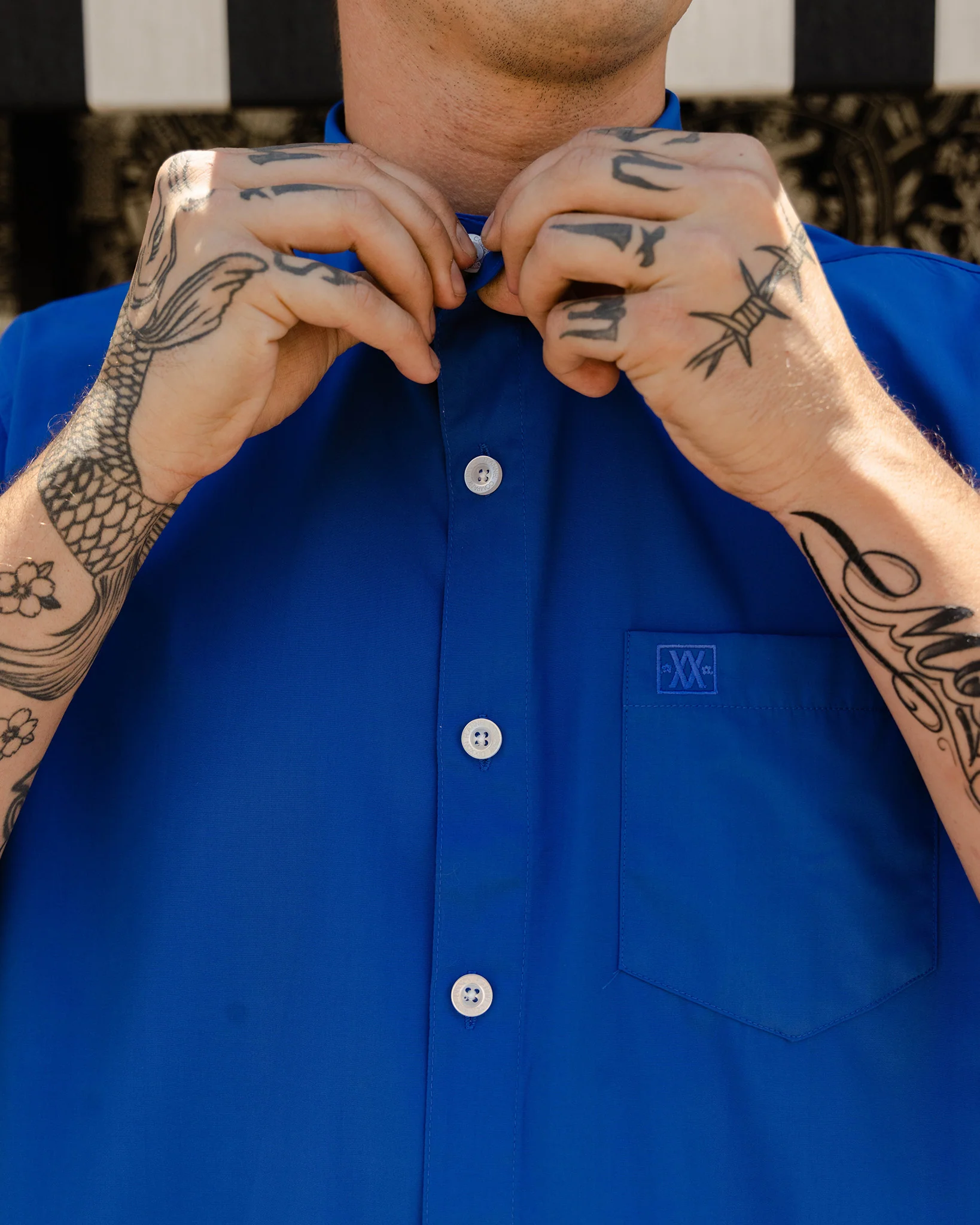 Solid Bamboo Short Sleeve 2.0 - True Blue - Image 4