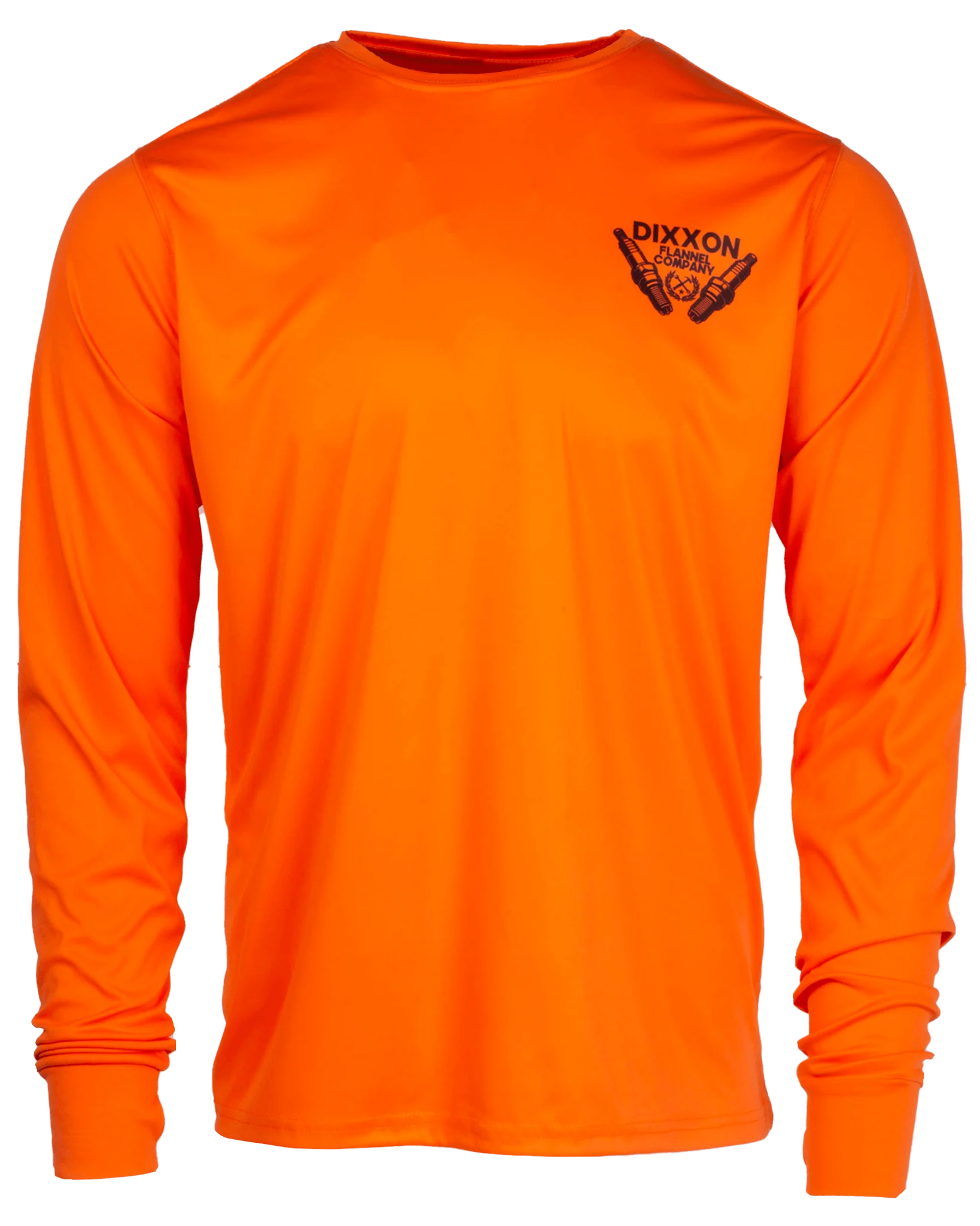 Sparky UV Long Sleeve T-Shirt - Orange - Image 3