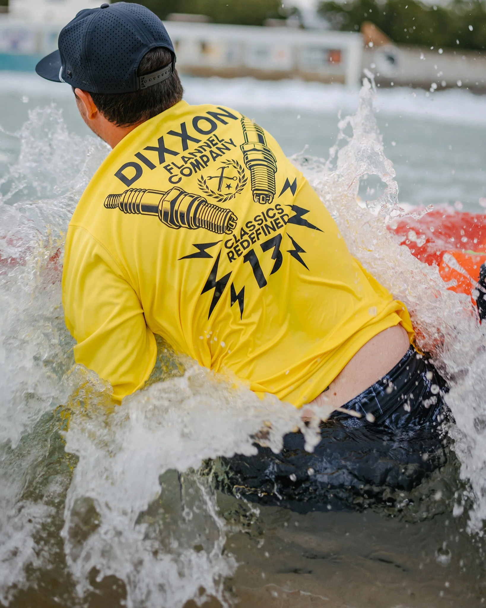 Sparky UV Long Sleeve T-Shirt - Yellow - Image 4
