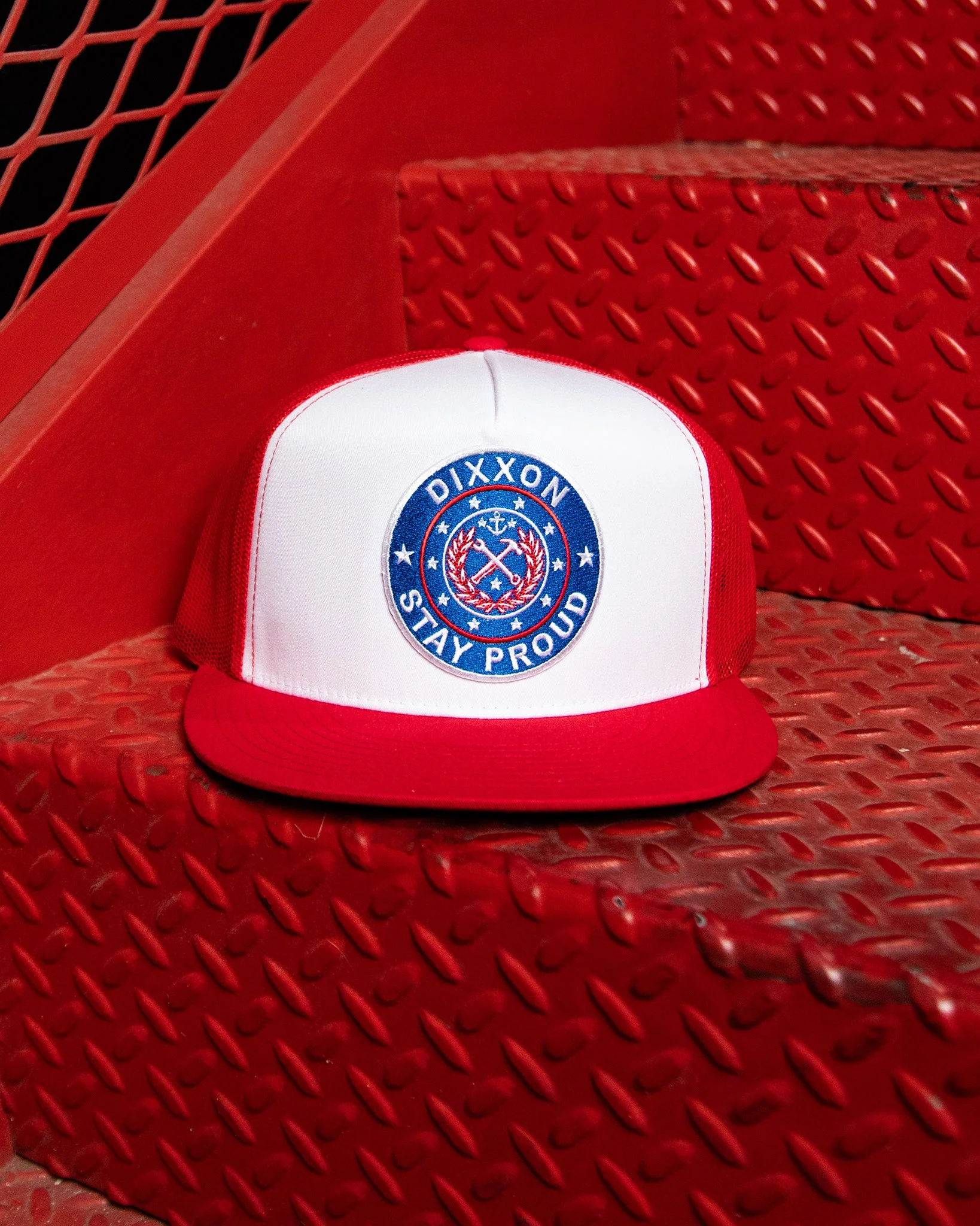 Stay Proud Flat Bill Trucker Snapback - Image 2